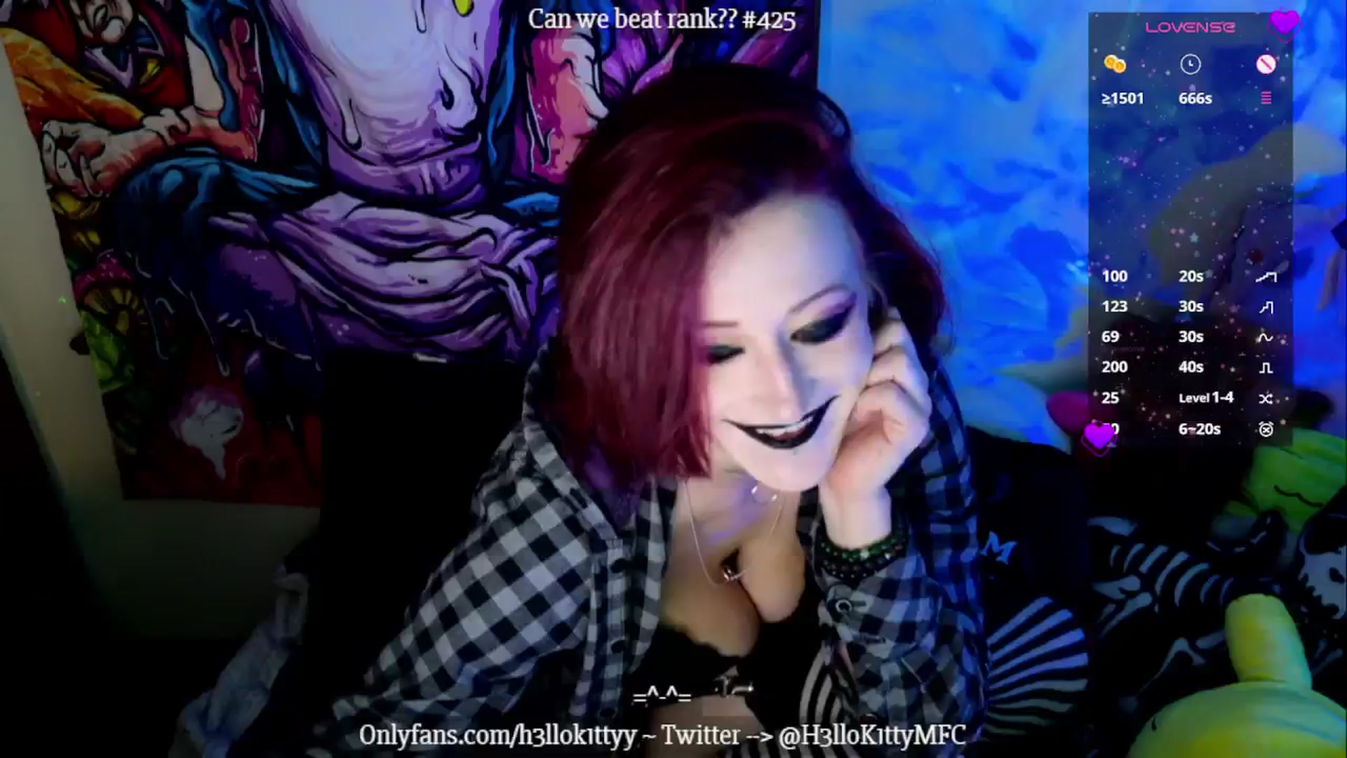 Gallery image thumbnail from H3llok1tty's myfreecams stream on, 11/16/2024, 10:37 image 5 of 20