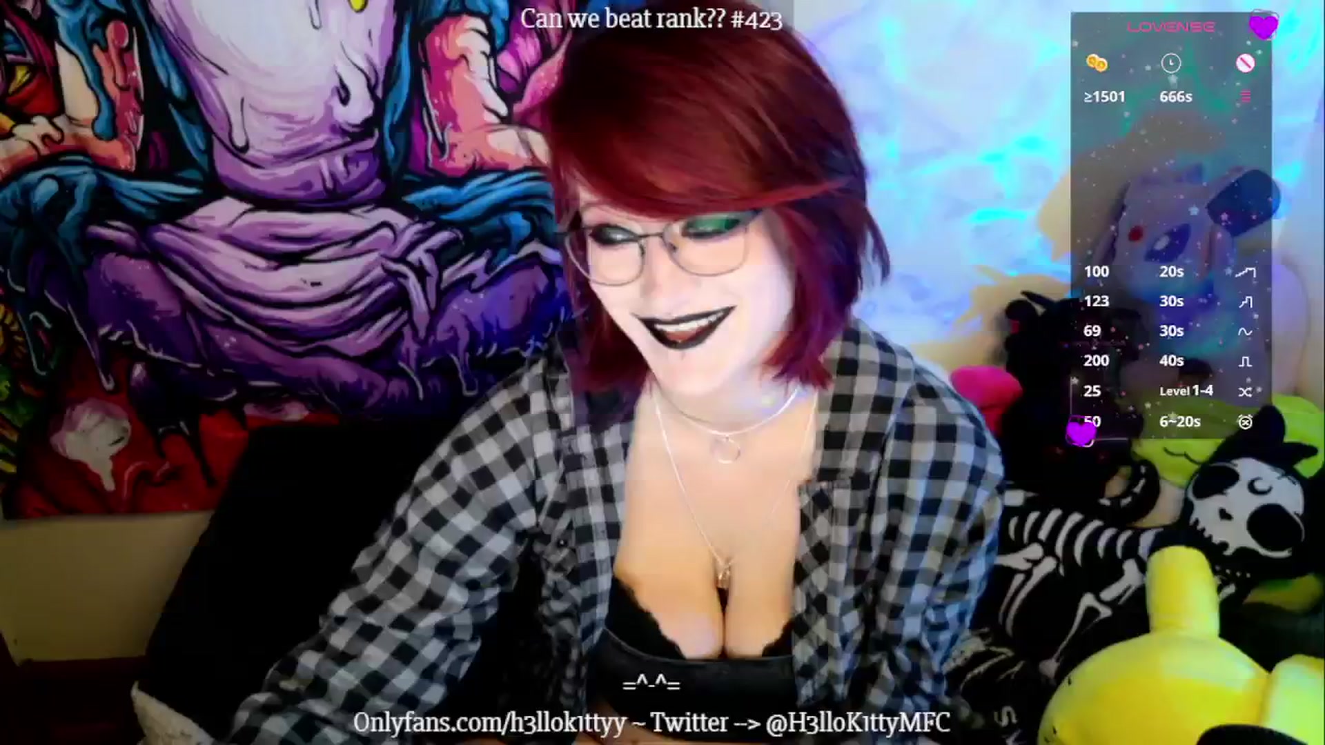 Gallery image thumbnail from H3llok1tty's myfreecams stream on, 11/16/2024, 10:37 image 20 of 20