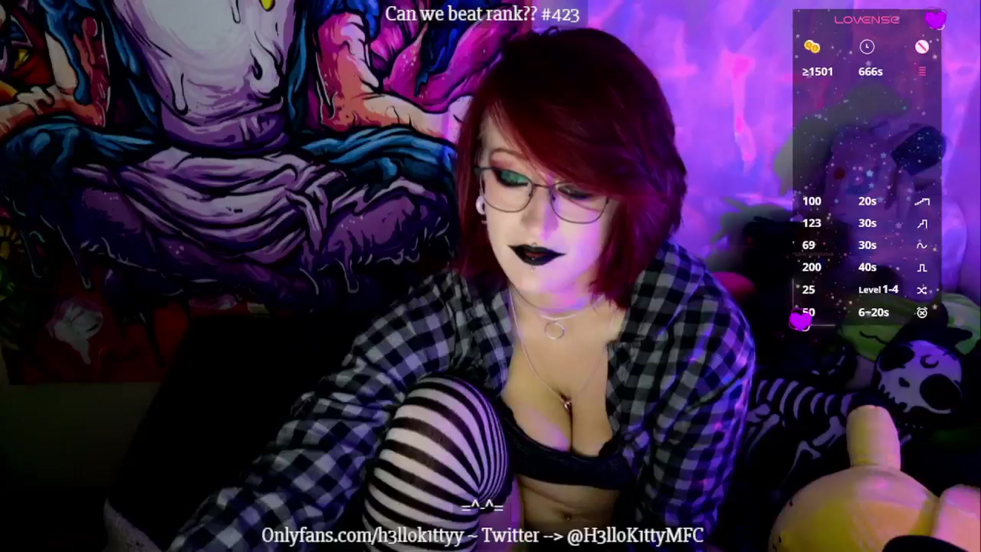 Gallery image thumbnail from H3llok1tty's myfreecams stream on, 11/16/2024, 10:37 image 18 of 20