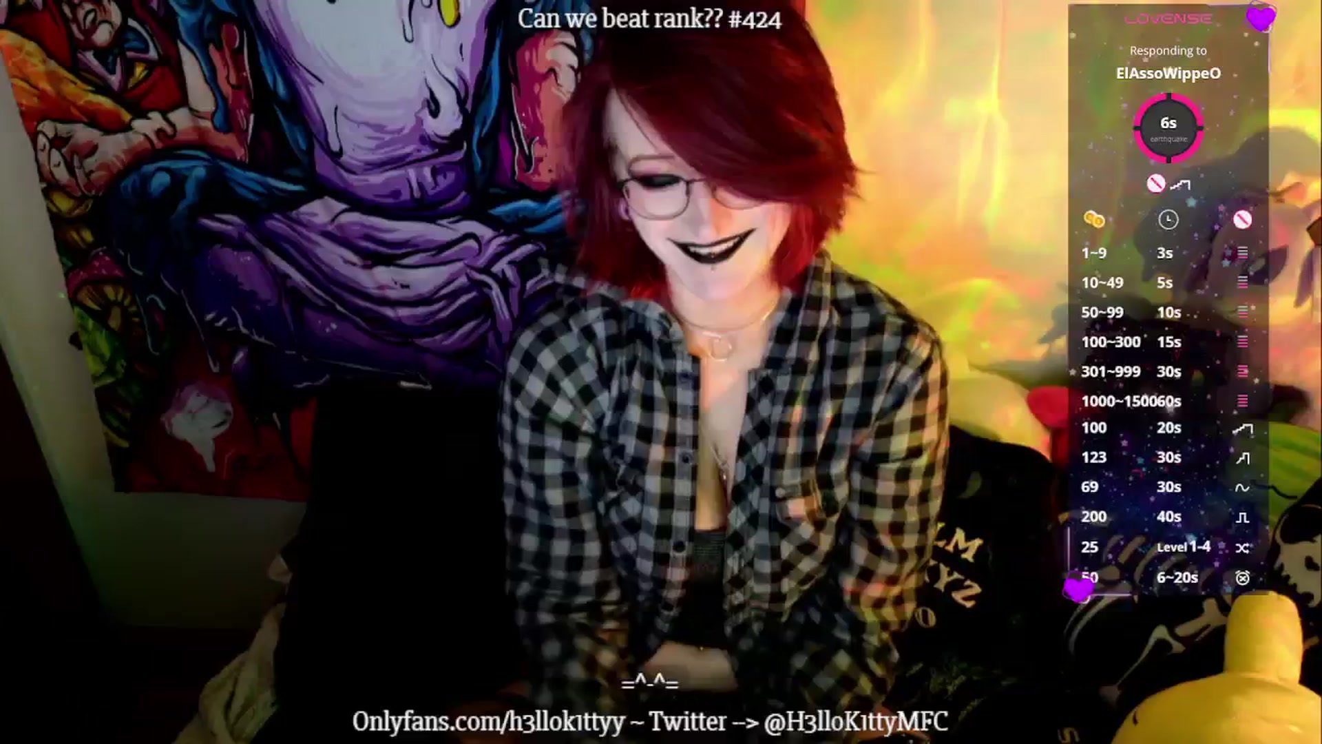 Gallery image thumbnail from H3llok1tty's myfreecams stream on, 11/16/2024, 10:37 image 14 of 20