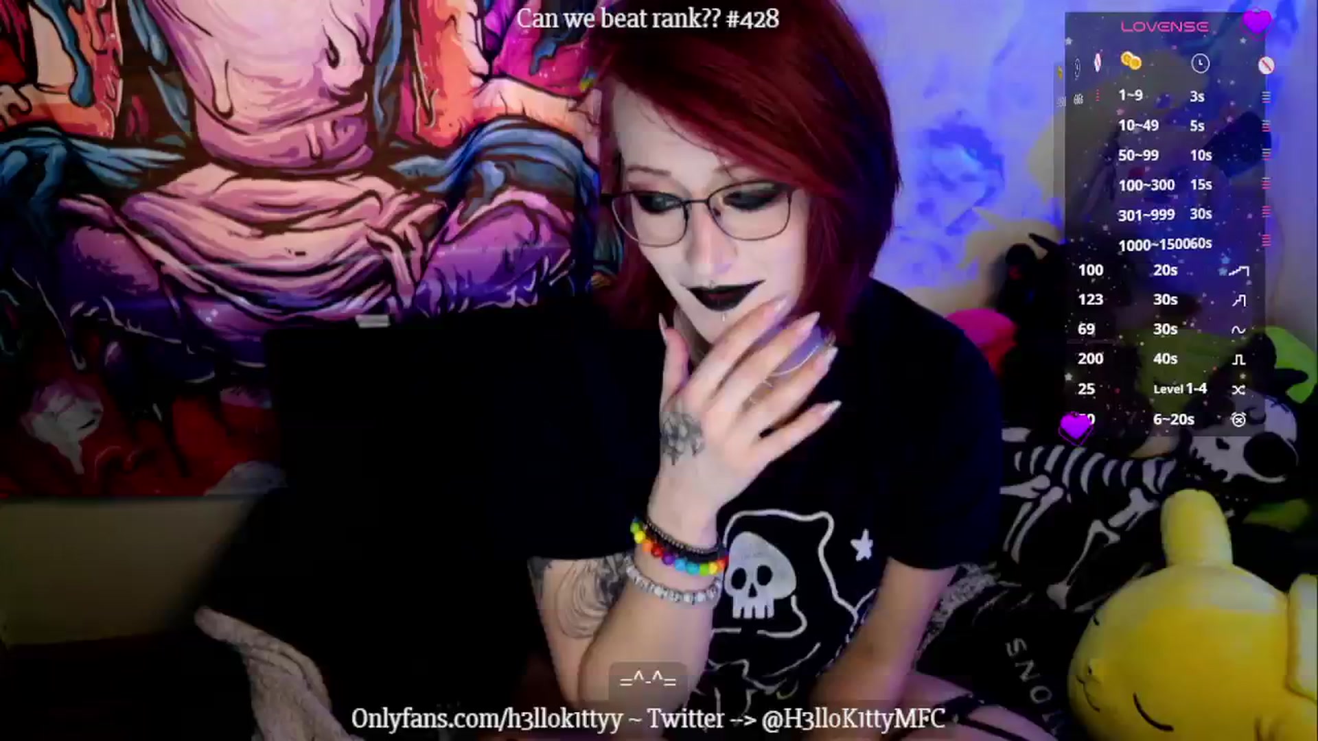 Gallery image thumbnail from H3llok1tty's myfreecams stream on, 11/16/2024, 15:32 image 7 of 20