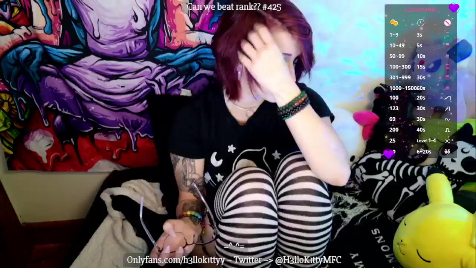 Gallery image thumbnail from H3llok1tty's myfreecams stream on, 11/16/2024, 15:32 image 2 of 20
