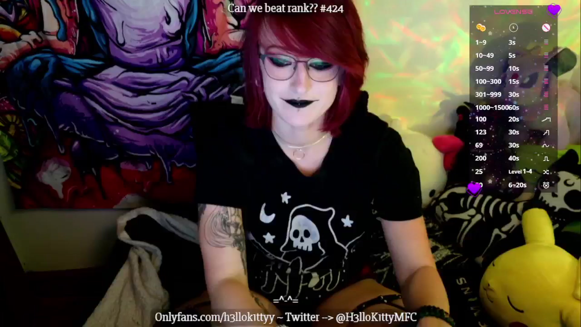 Gallery image thumbnail from H3llok1tty's myfreecams stream on, 11/16/2024, 15:32 image 1 of 20