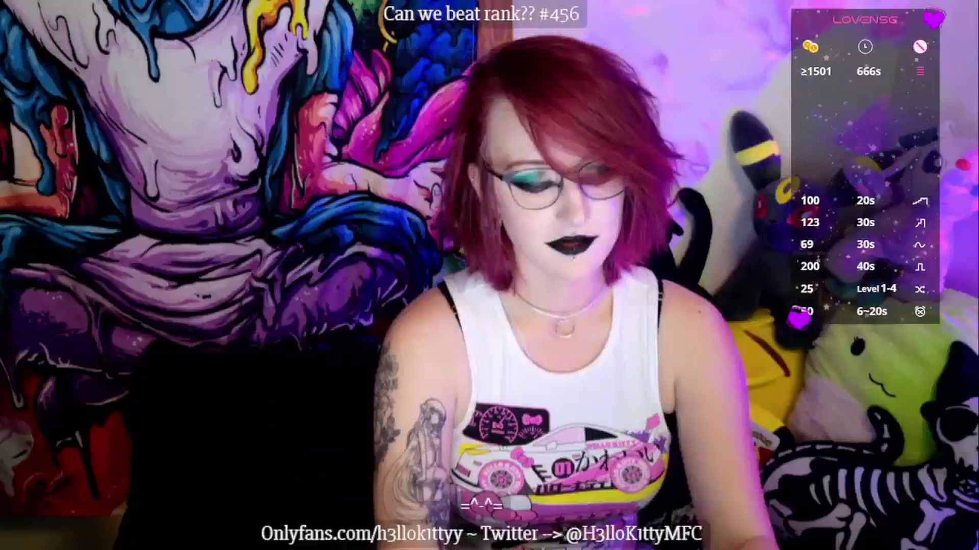 Gallery image thumbnail from H3llok1tty's myfreecams stream on, 11/18/2024, 10:55 image 4 of 20
