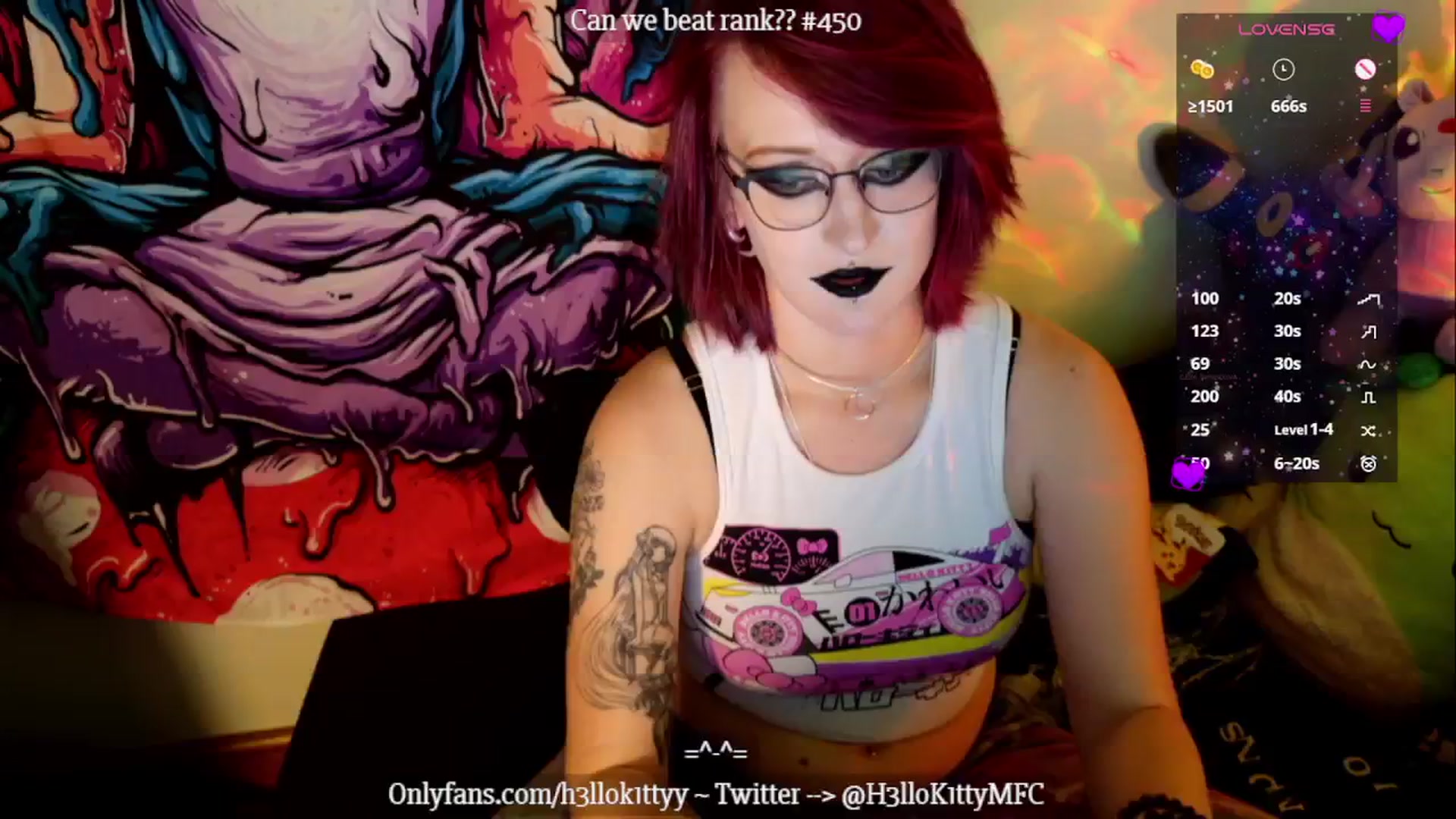 Gallery image thumbnail from H3llok1tty's myfreecams stream on, 11/18/2024, 10:55 image 14 of 20