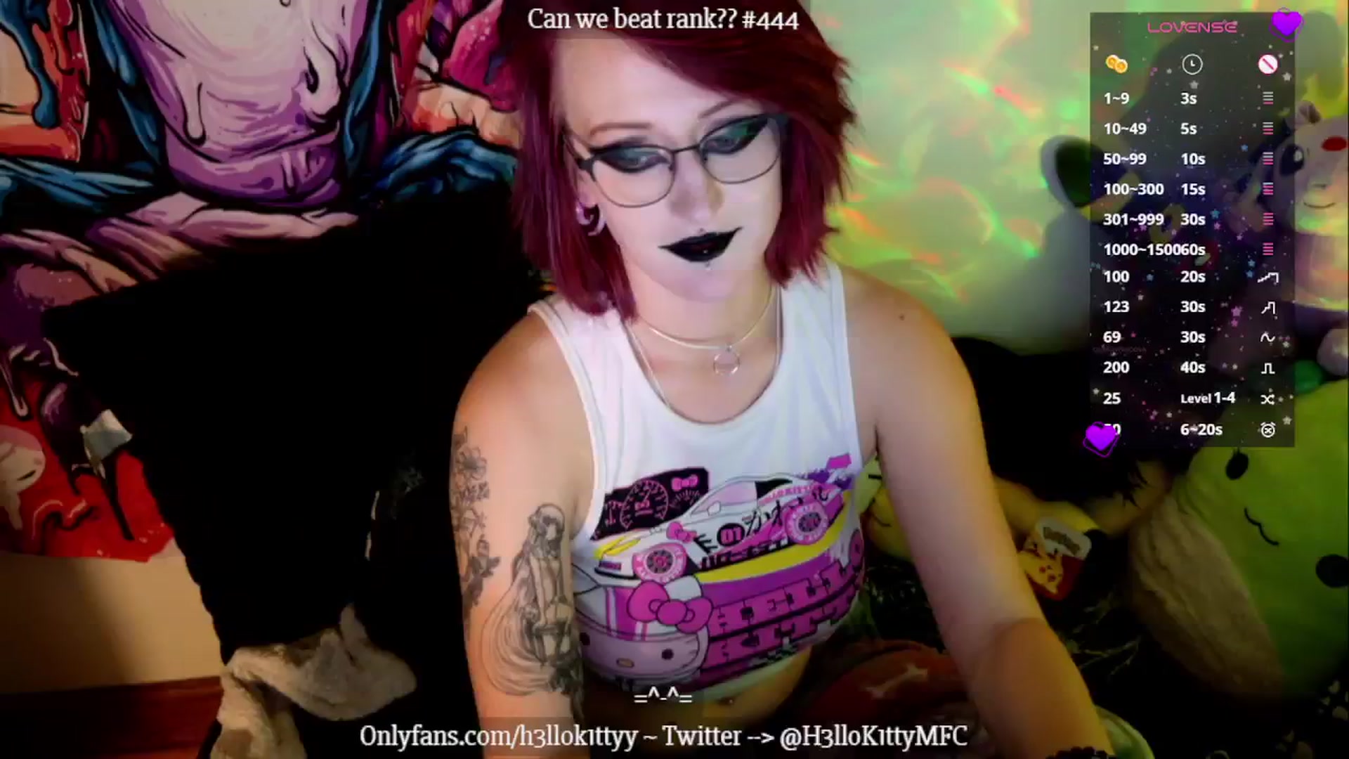 Gallery image thumbnail from H3llok1tty's myfreecams stream on, 11/18/2024, 10:55 image 19 of 20