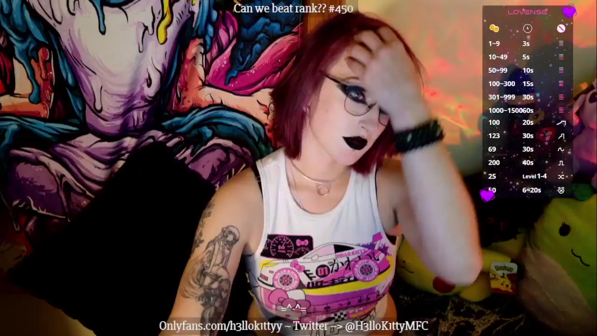 Gallery image thumbnail from H3llok1tty's myfreecams stream on, 11/18/2024, 10:55 image 13 of 20