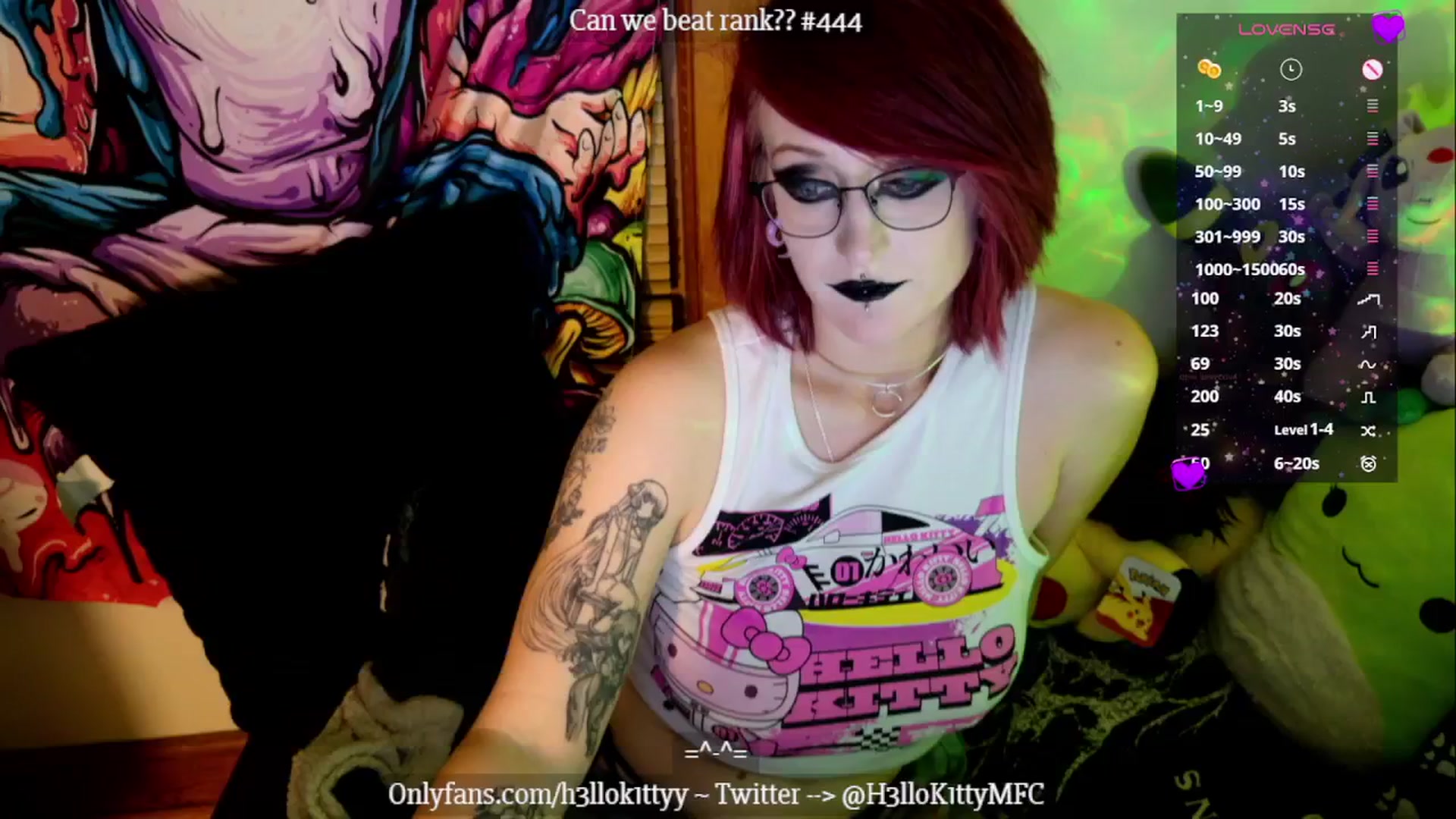 Gallery image thumbnail from H3llok1tty's myfreecams stream on, 11/18/2024, 10:55 image 20 of 20