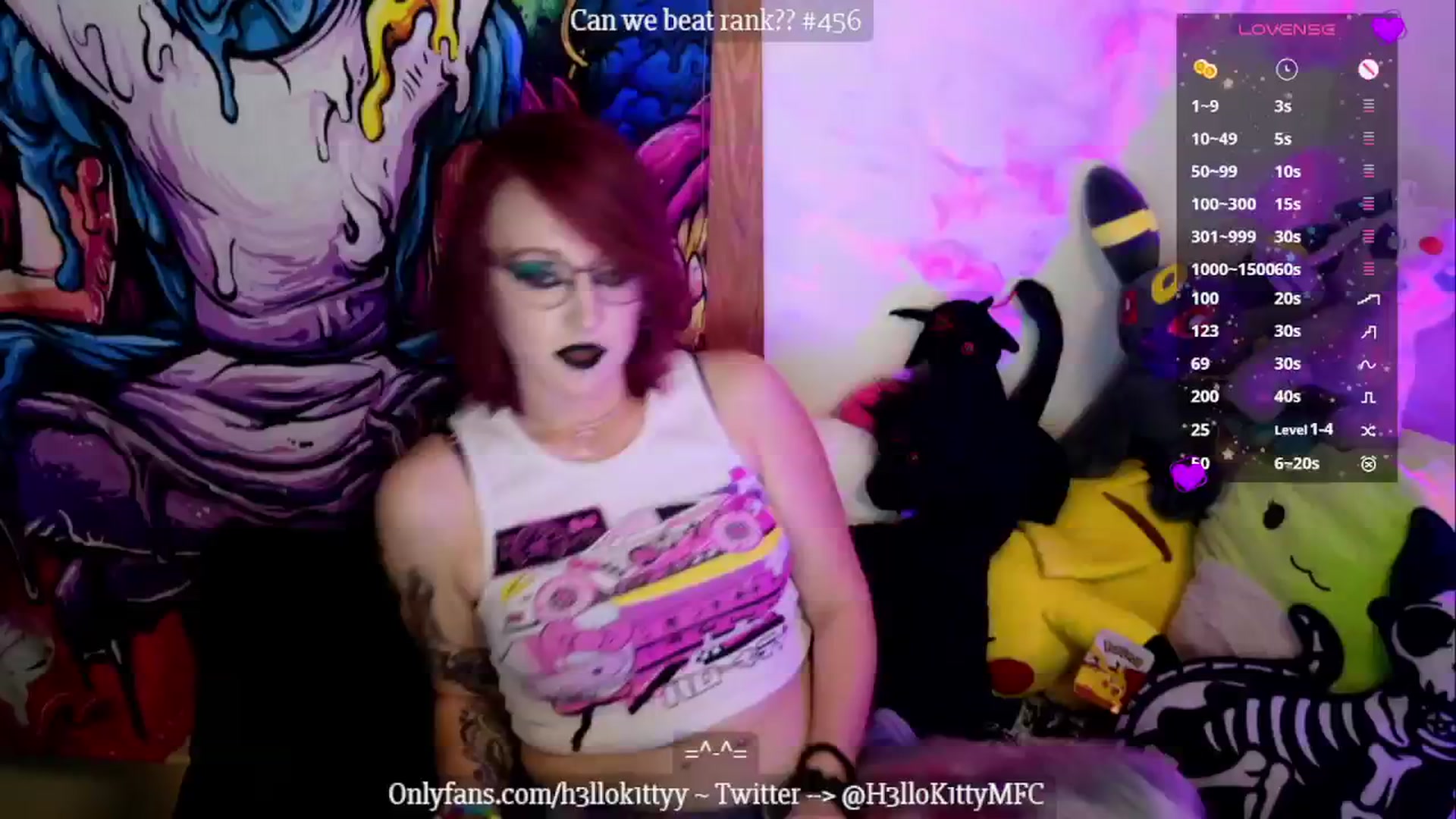 Gallery image thumbnail from H3llok1tty's myfreecams stream on, 11/18/2024, 10:55 image 5 of 20