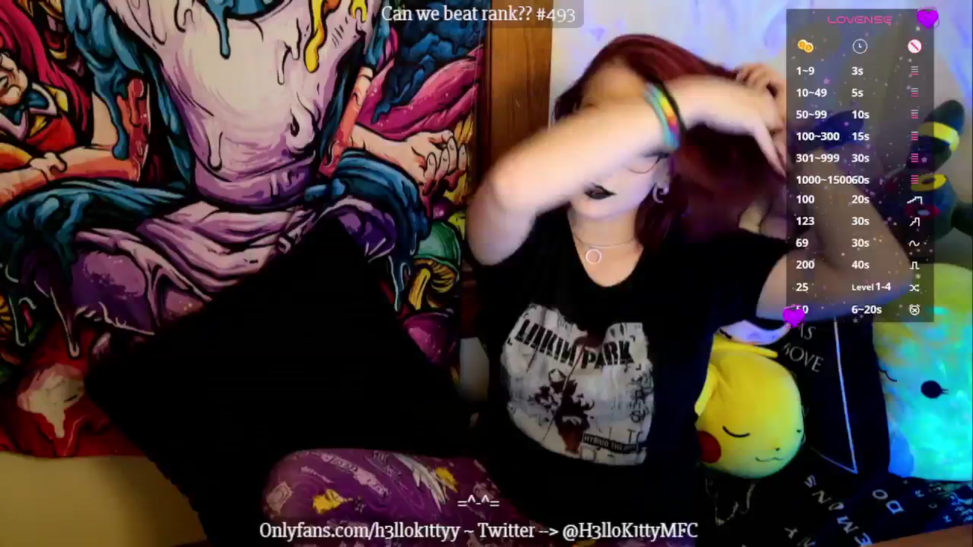 Gallery image thumbnail from H3llok1tty's myfreecams stream on, 11/22/2024, 11:06 image 4 of 20