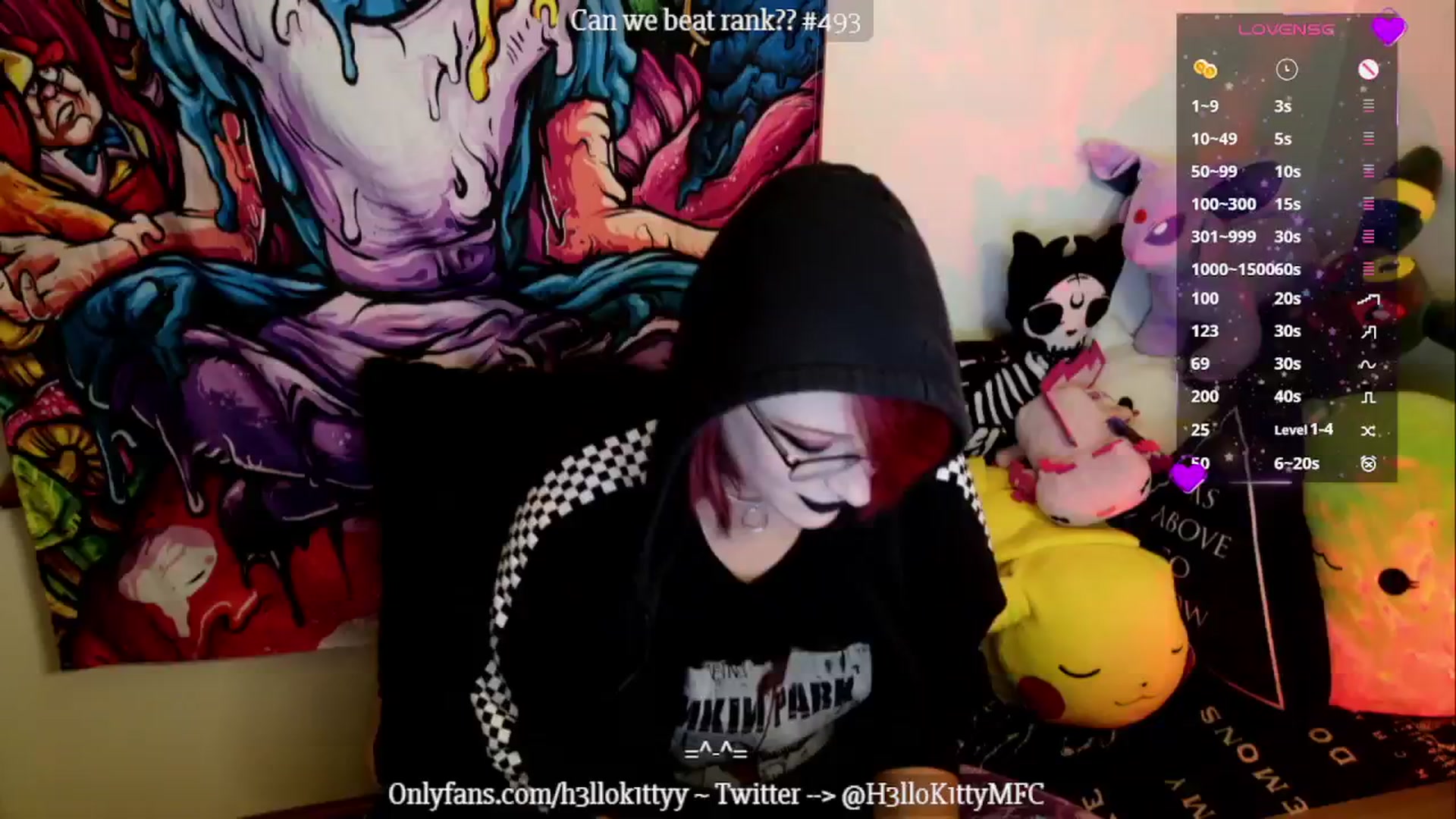 Gallery image thumbnail from H3llok1tty's myfreecams stream on, 11/22/2024, 11:06 image 5 of 20