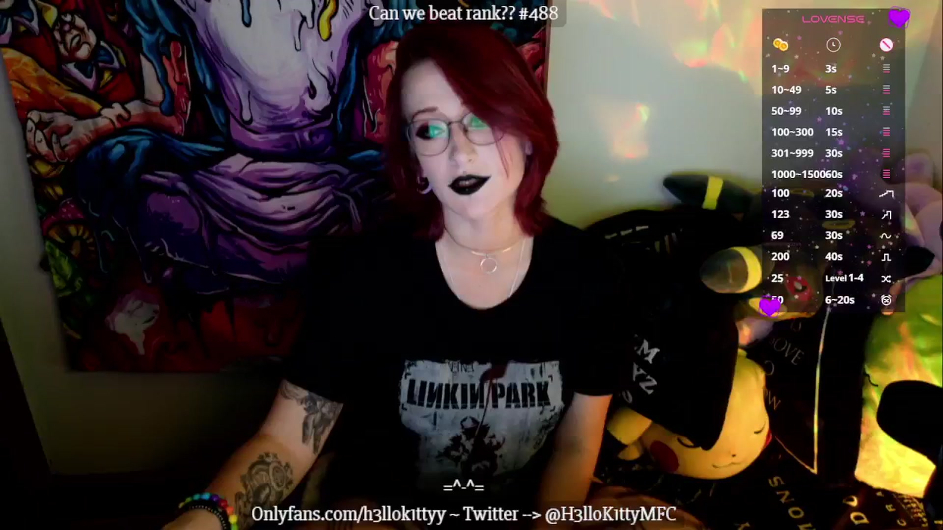 Gallery image thumbnail from H3llok1tty's myfreecams stream on, 11/22/2024, 11:06 image 14 of 20