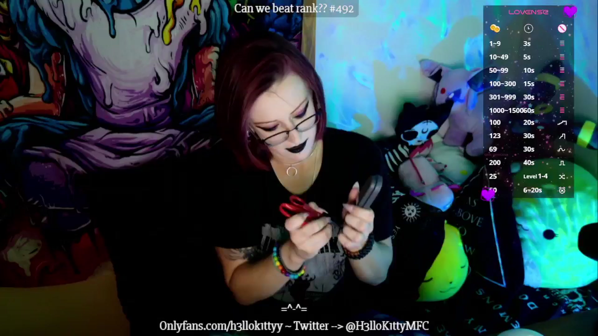 Gallery image thumbnail from H3llok1tty's myfreecams stream on, 11/22/2024, 11:06 image 6 of 20