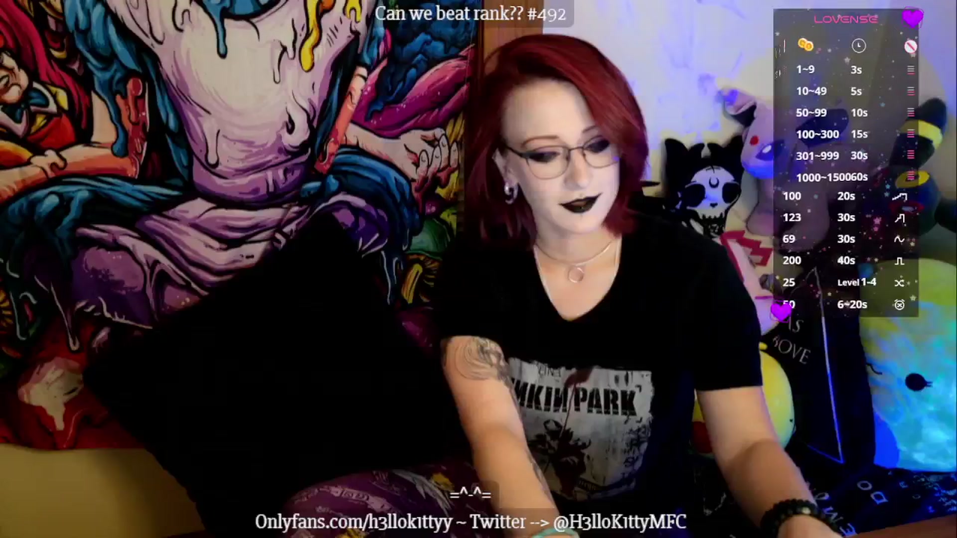 Gallery image thumbnail from H3llok1tty's myfreecams stream on, 11/22/2024, 11:06 image 2 of 20
