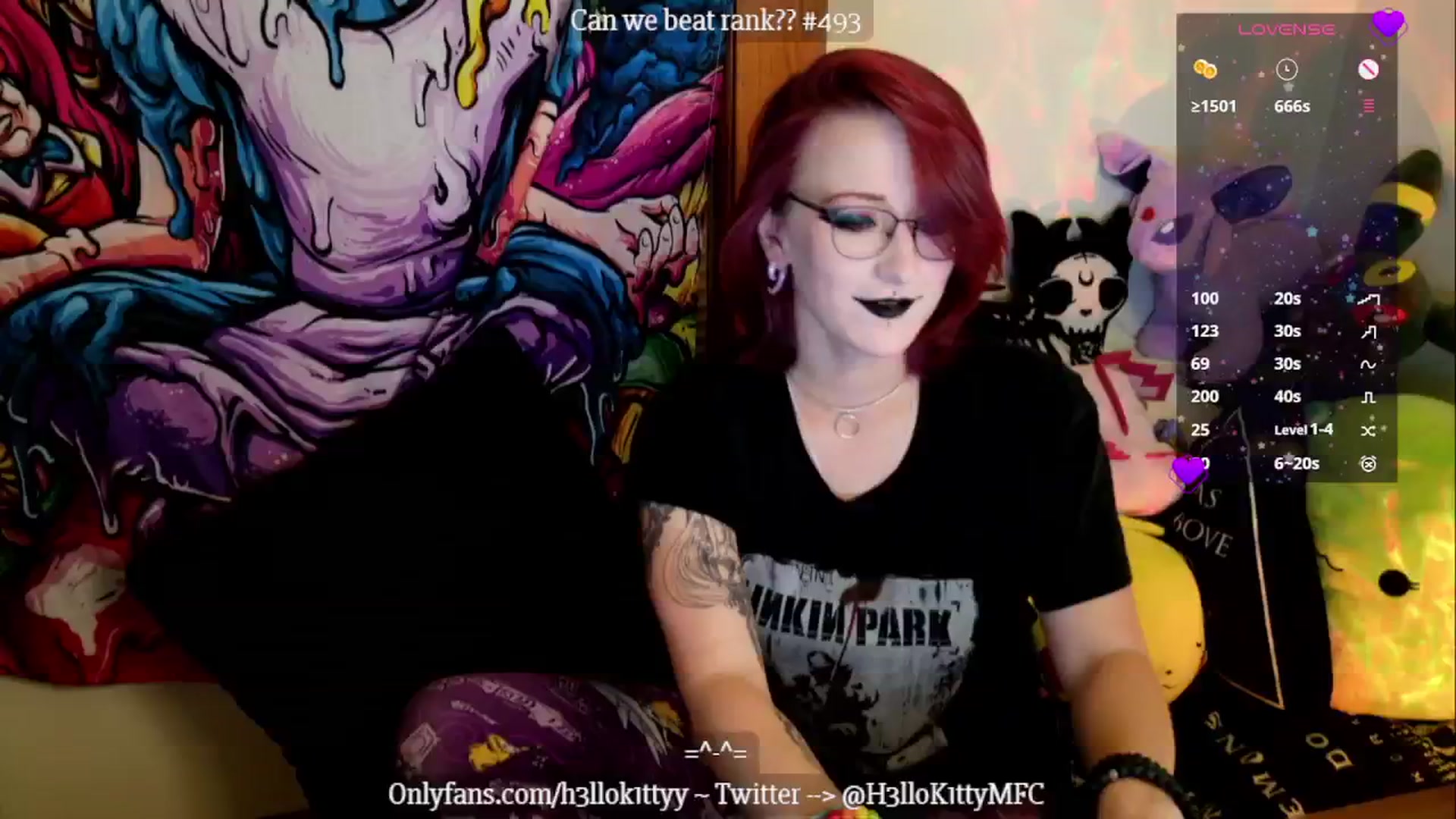 Gallery image thumbnail from H3llok1tty's myfreecams stream on, 11/22/2024, 11:06 image 3 of 20