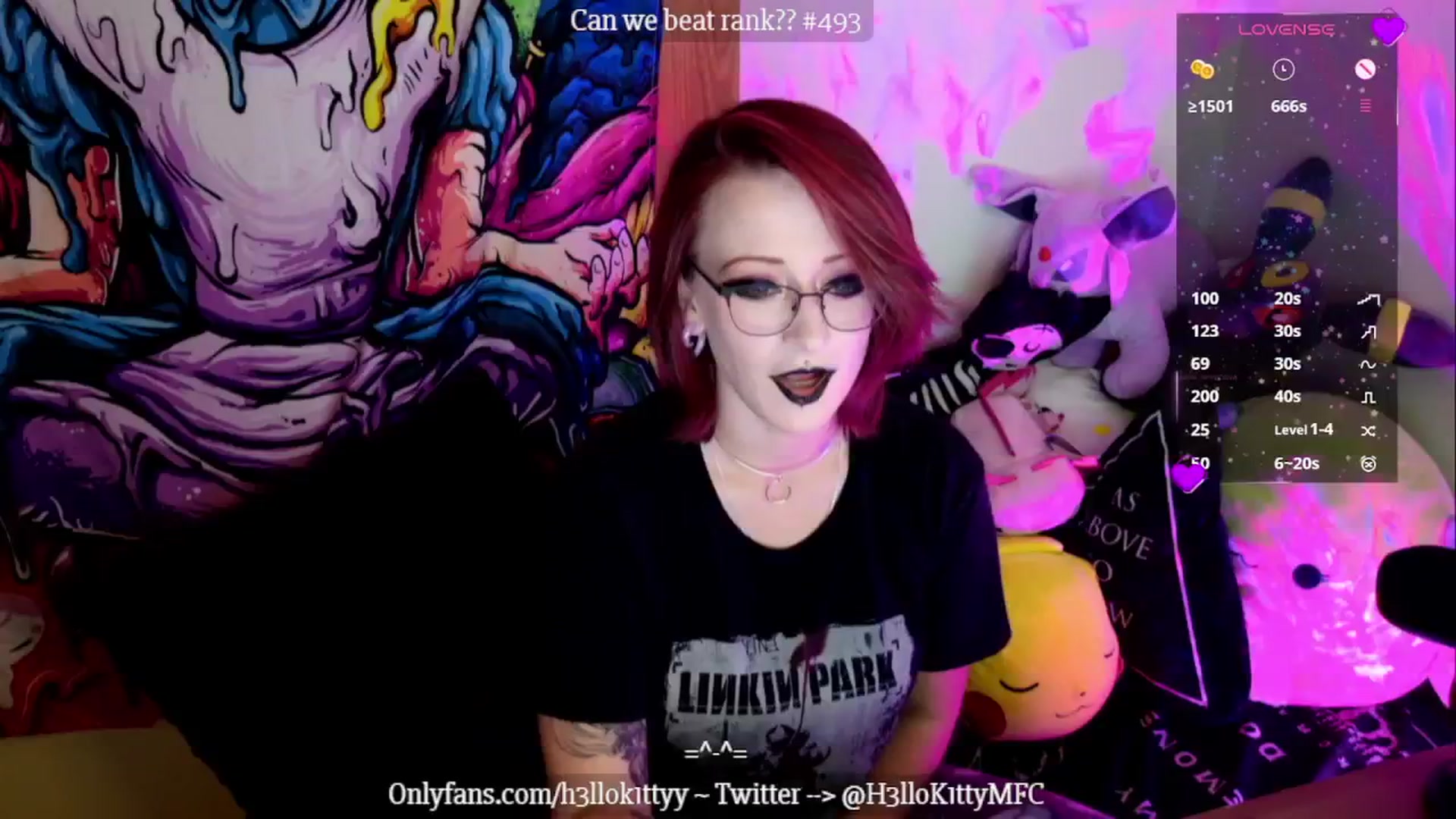 Gallery image thumbnail from H3llok1tty's myfreecams stream on, 11/22/2024, 11:06 image 9 of 20