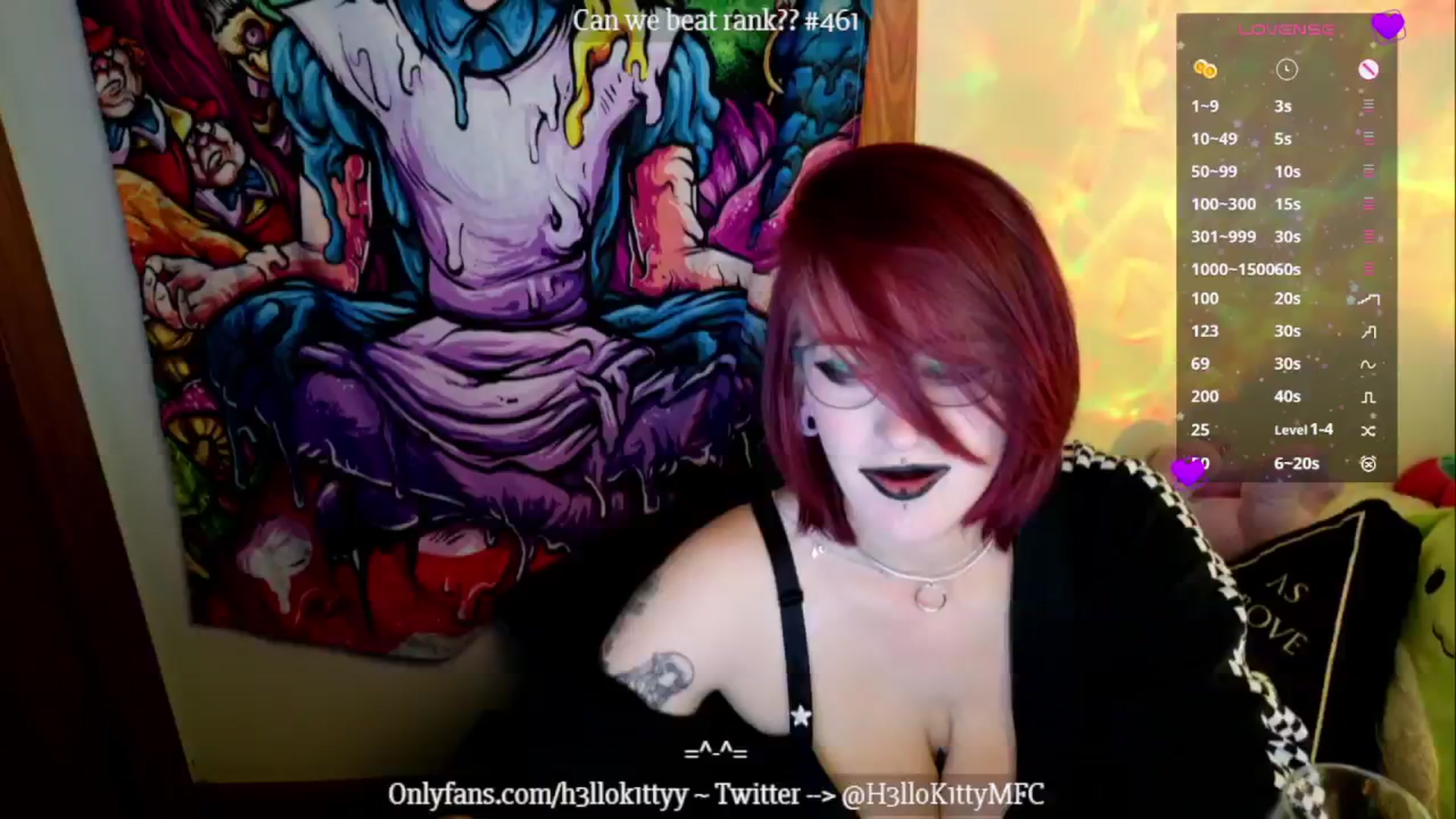 Gallery image thumbnail from H3llok1tty's myfreecams stream on, 11/23/2024, 10:40 image 20 of 20