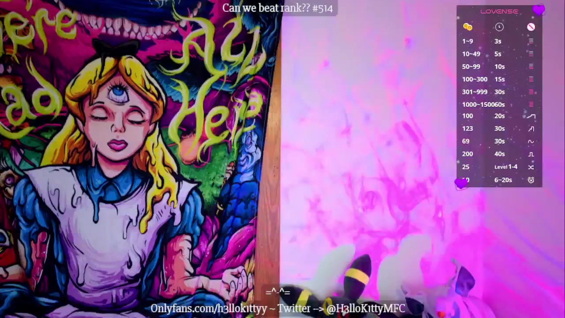 Gallery image thumbnail from H3llok1tty's myfreecams stream on, 11/23/2024, 10:40 image 1 of 20