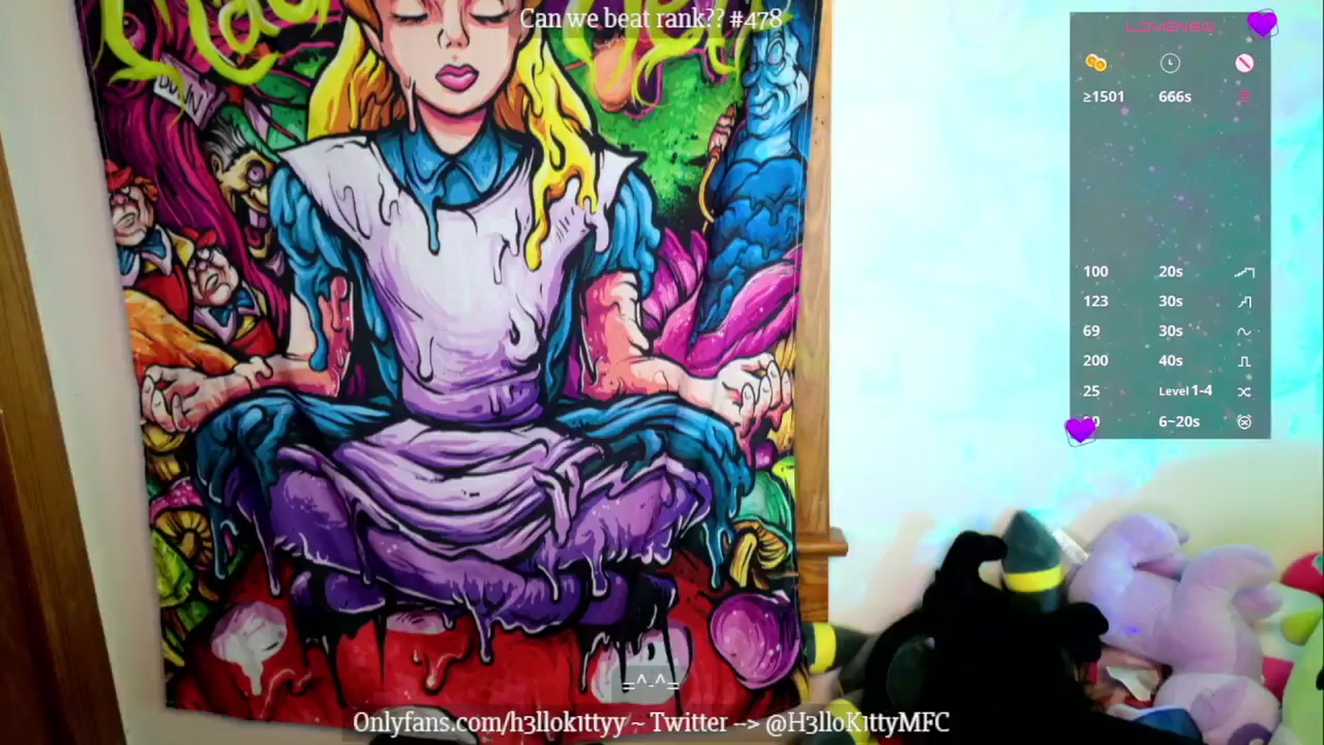 Gallery image thumbnail from H3llok1tty's myfreecams stream on, 11/23/2024, 10:40 image 16 of 20