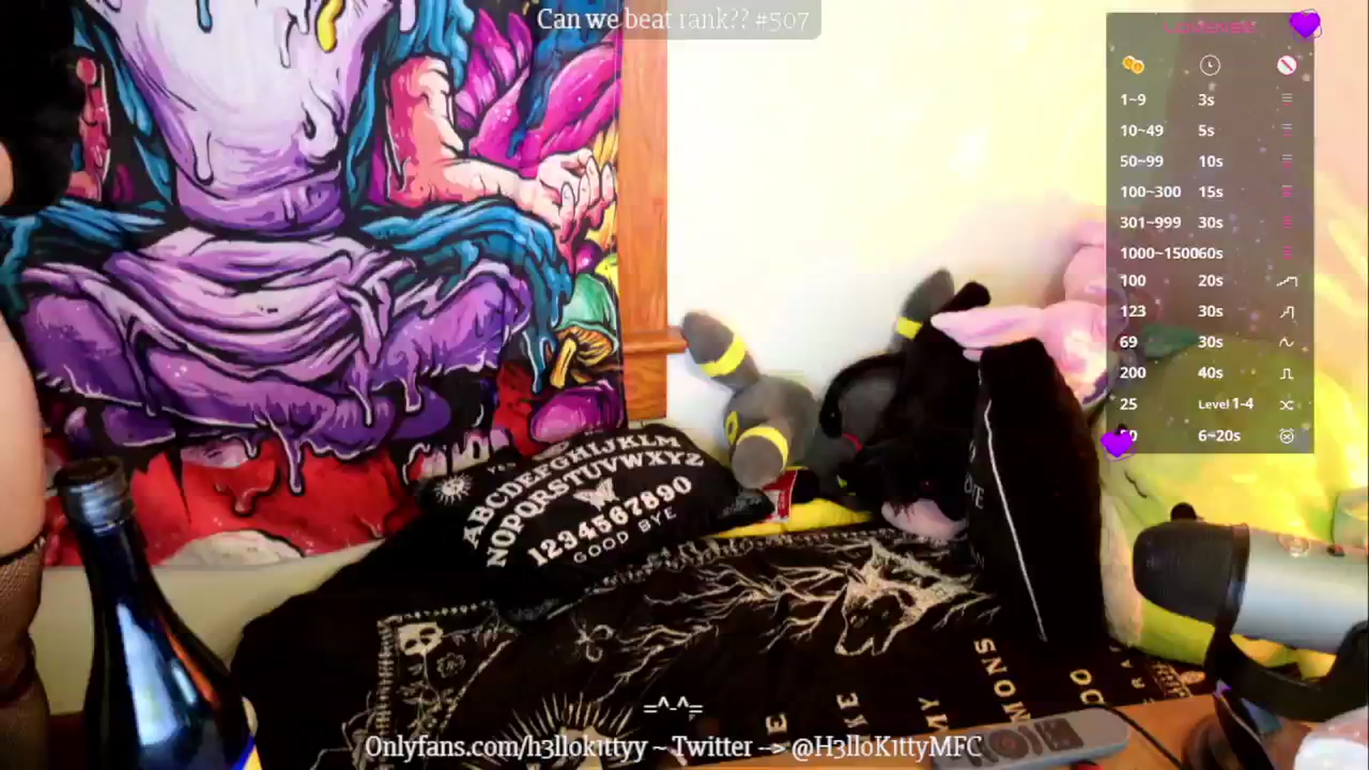 Gallery image thumbnail from H3llok1tty's myfreecams stream on, 11/23/2024, 10:40 image 6 of 20