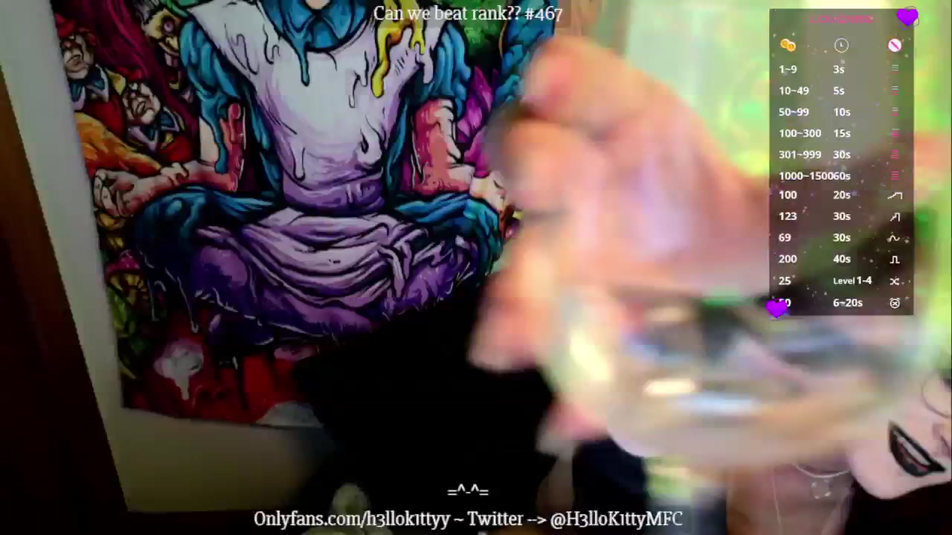 Gallery image thumbnail from H3llok1tty's myfreecams stream on, 11/23/2024, 10:40 image 18 of 20