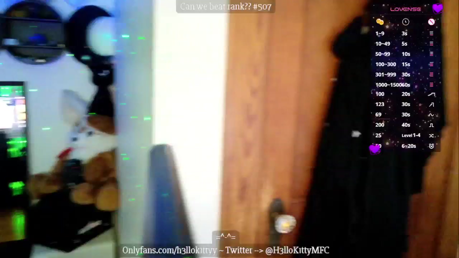 Gallery image thumbnail from H3llok1tty's myfreecams stream on, 11/23/2024, 10:40 image 7 of 20