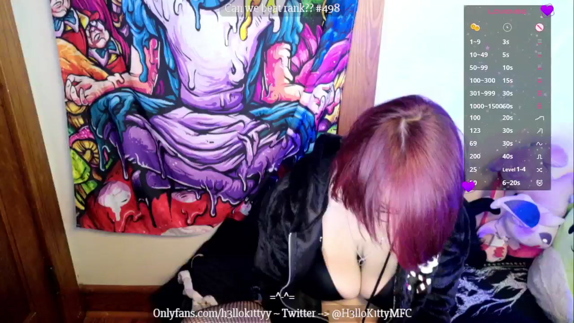 Gallery image thumbnail from H3llok1tty's myfreecams stream on, 11/23/2024, 10:40 image 12 of 20