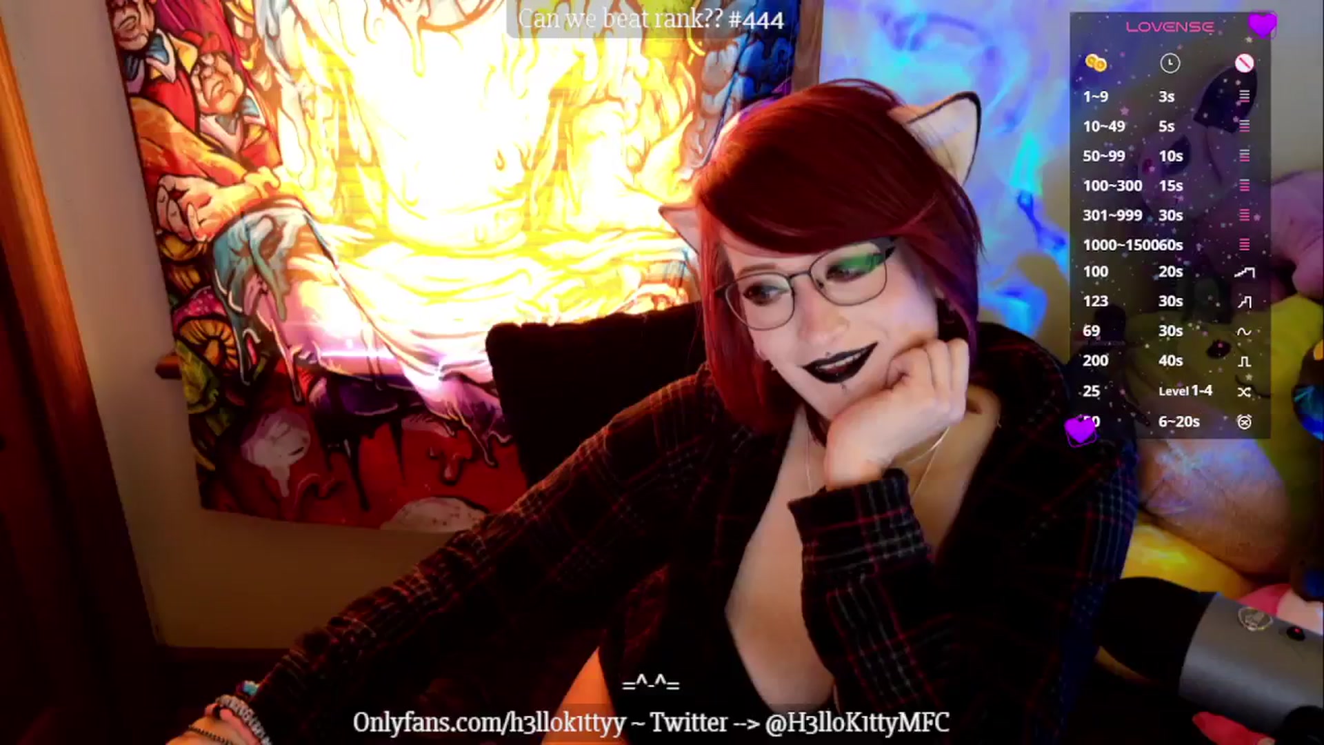 Gallery image thumbnail from H3llok1tty's myfreecams stream on, 11/24/2024, 16:45 image 14 of 20