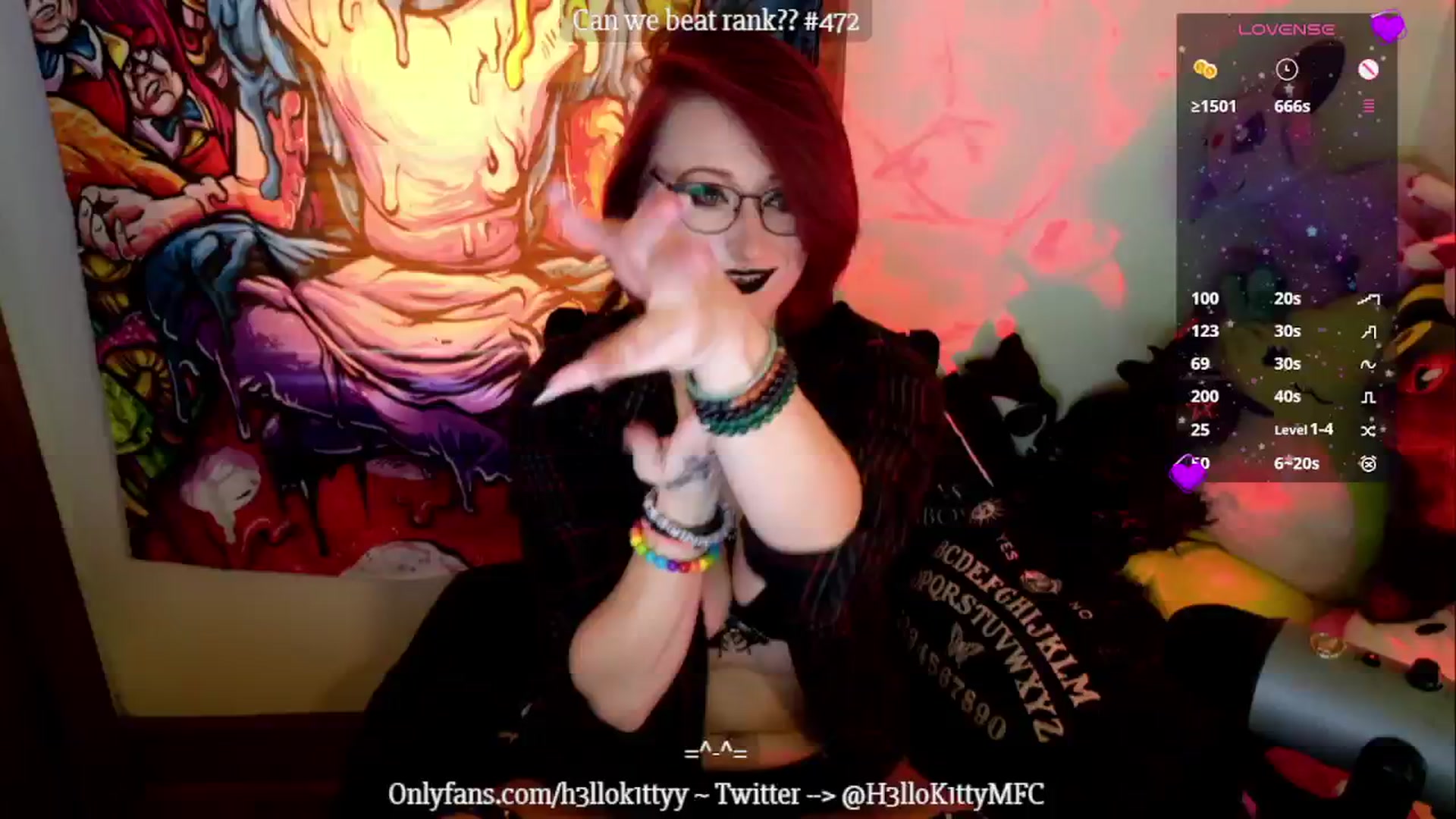 Gallery image thumbnail from H3llok1tty's myfreecams stream on, 11/24/2024, 16:45 image 8 of 20