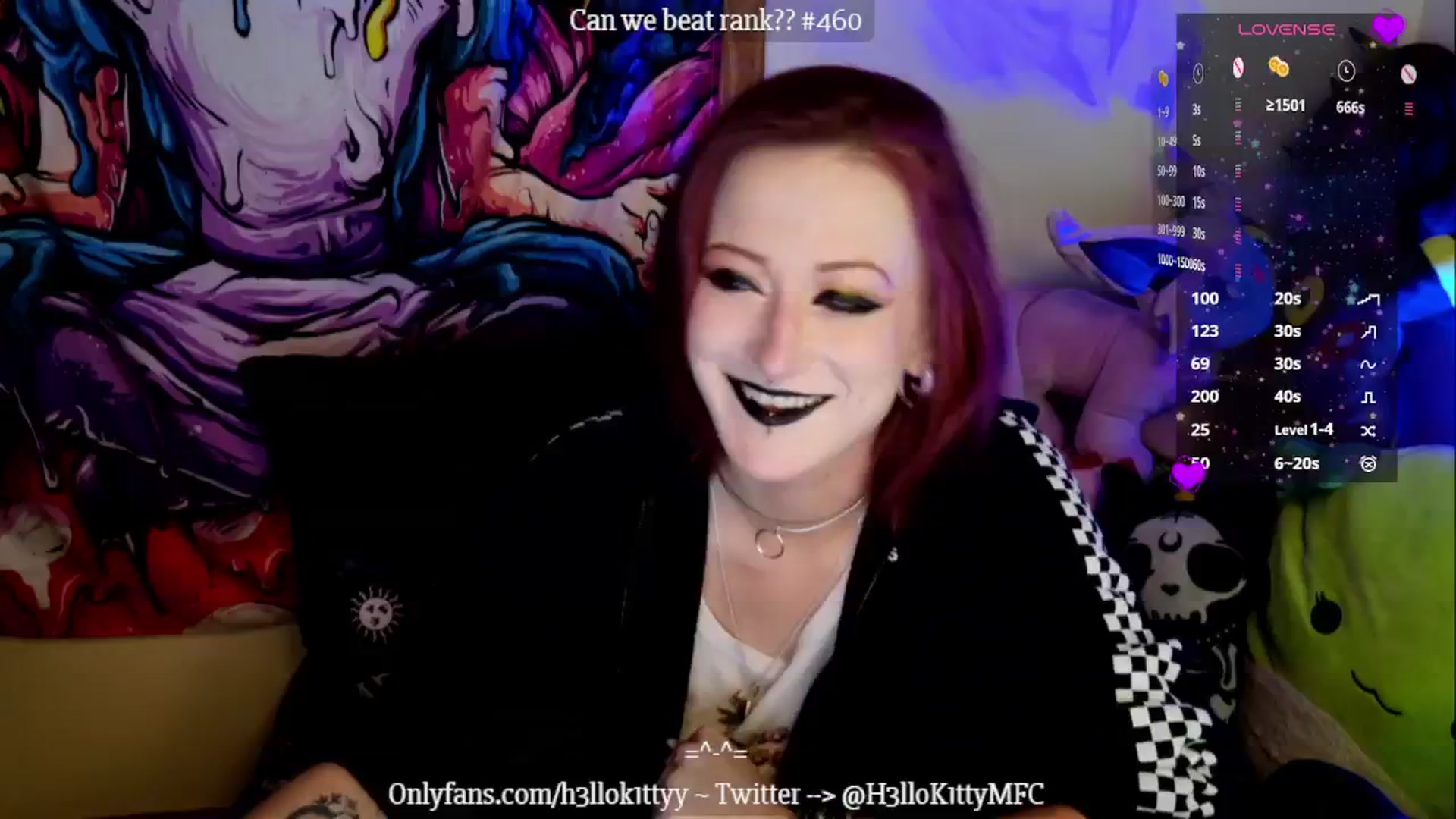 Gallery image thumbnail from H3llok1tty's myfreecams stream on, 11/25/2024, 10:59 image 2 of 20