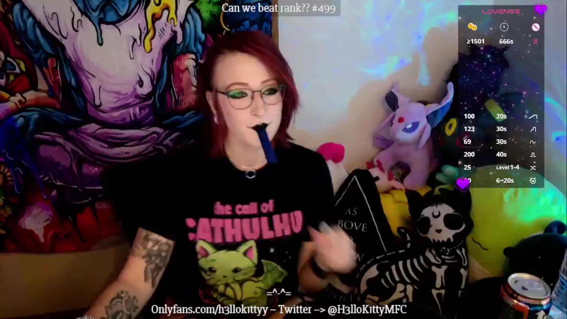 Gallery image thumbnail from H3llok1tty's myfreecams stream on, 11/28/2024, 14:15 image 2 of 20