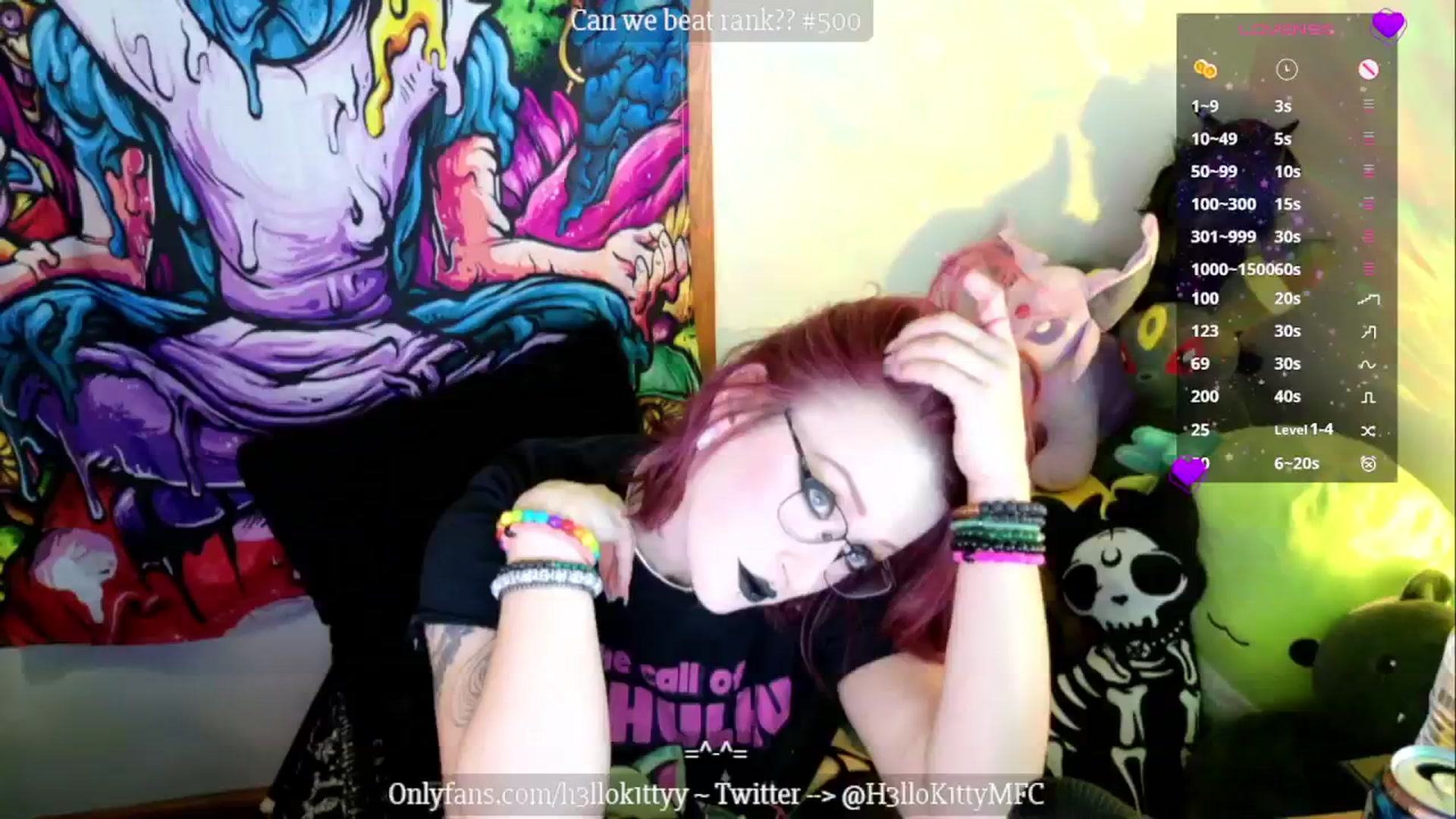 Gallery image thumbnail from H3llok1tty's myfreecams stream on, 11/28/2024, 14:15 image 4 of 20