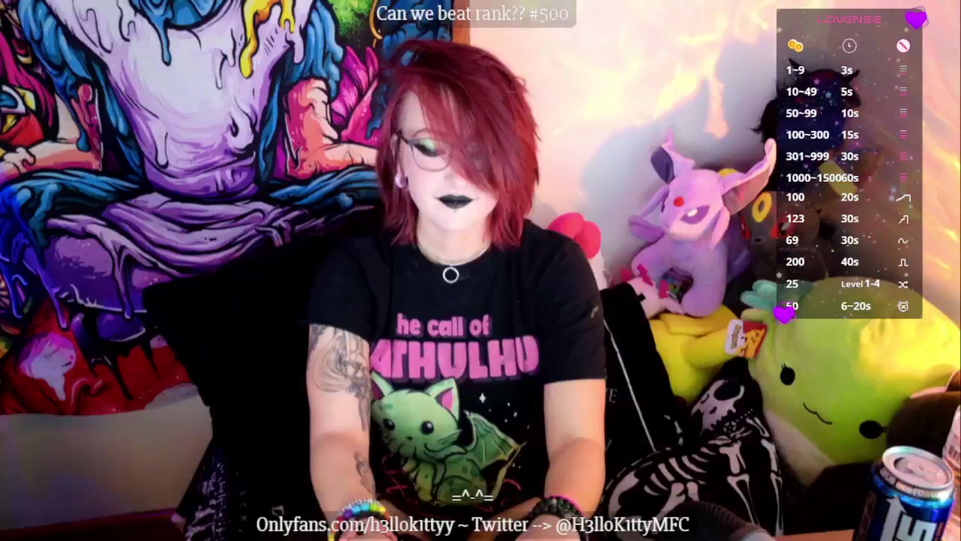 Gallery image thumbnail from H3llok1tty's myfreecams stream on, 11/28/2024, 14:15 image 5 of 20