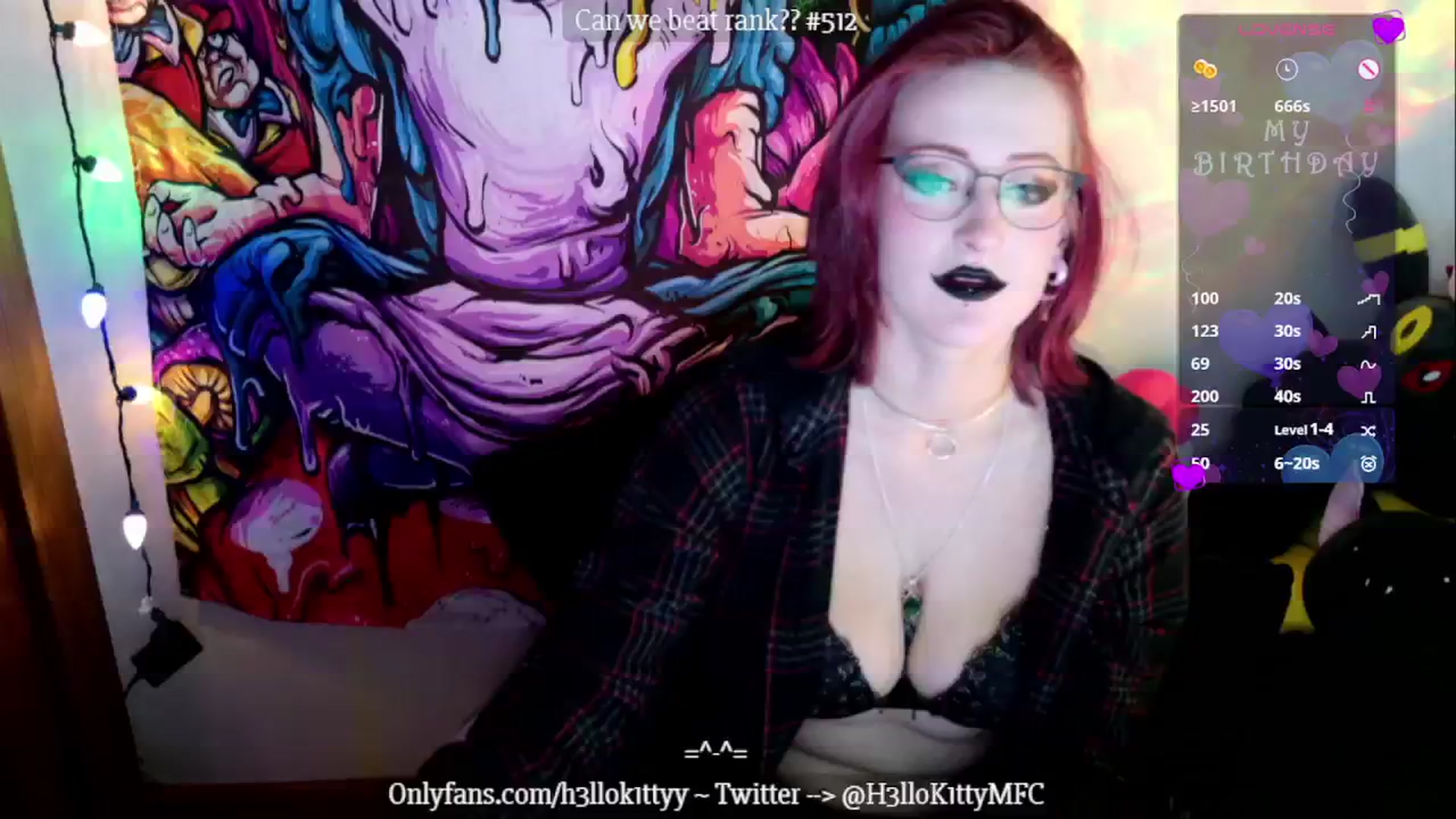 Gallery image thumbnail from H3llok1tty's myfreecams stream on, 11/30/2024, 13:37 image 15 of 20