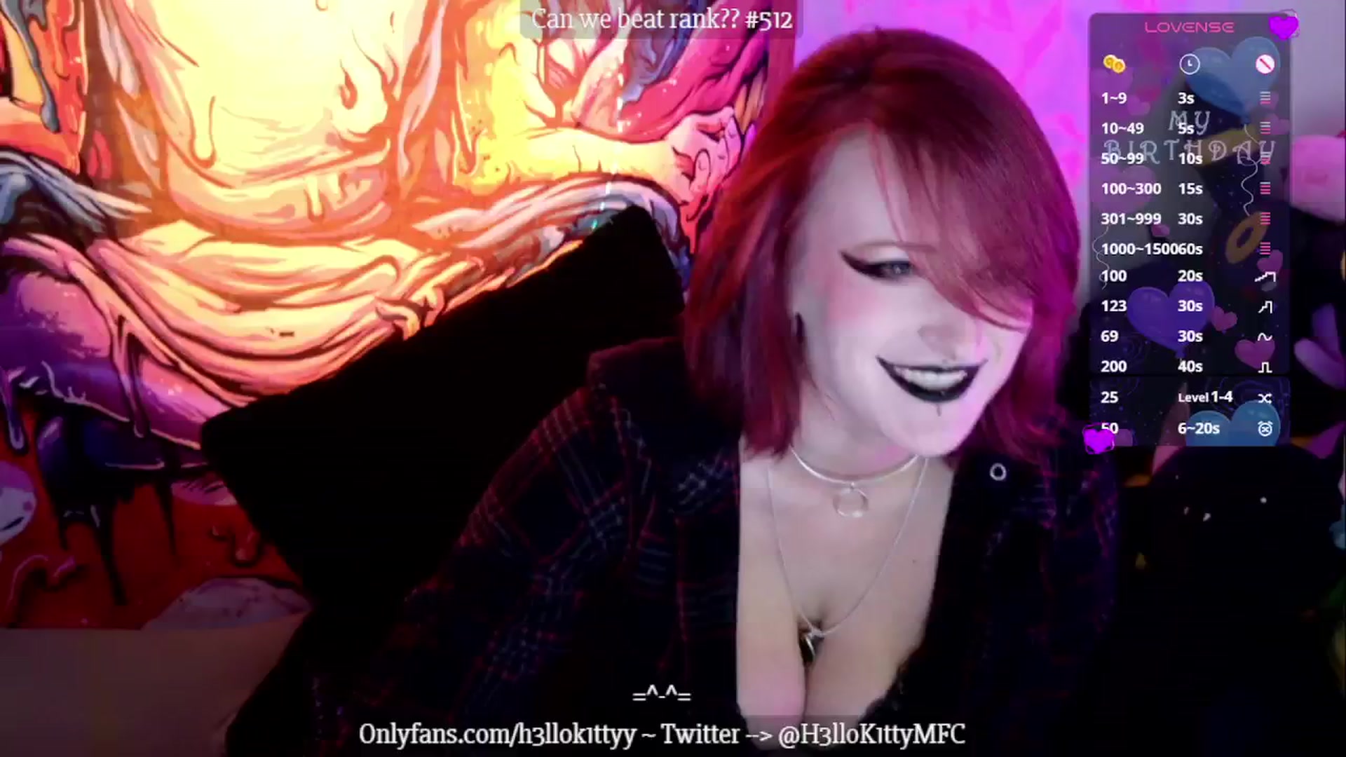 Gallery image thumbnail from H3llok1tty's myfreecams stream on, 11/30/2024, 13:37 image 17 of 20