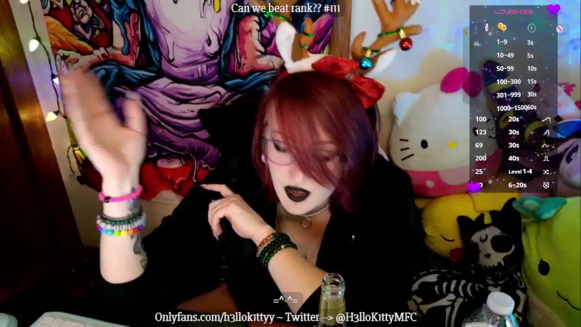 Gallery image thumbnail from H3llok1tty's myfreecams stream on, 12/01/2024, 13:41 image 2 of 20