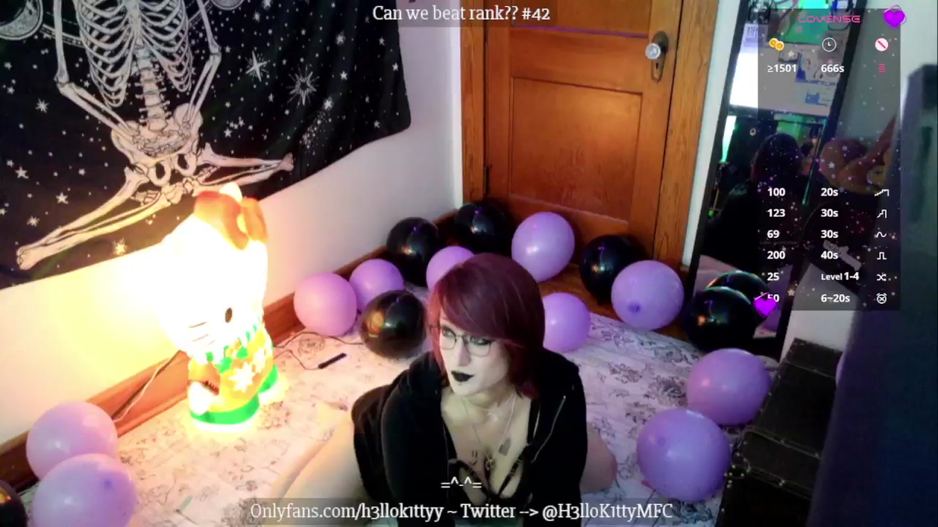 Gallery image thumbnail from H3llok1tty's myfreecams stream on, 12/01/2024, 13:41 image 17 of 20