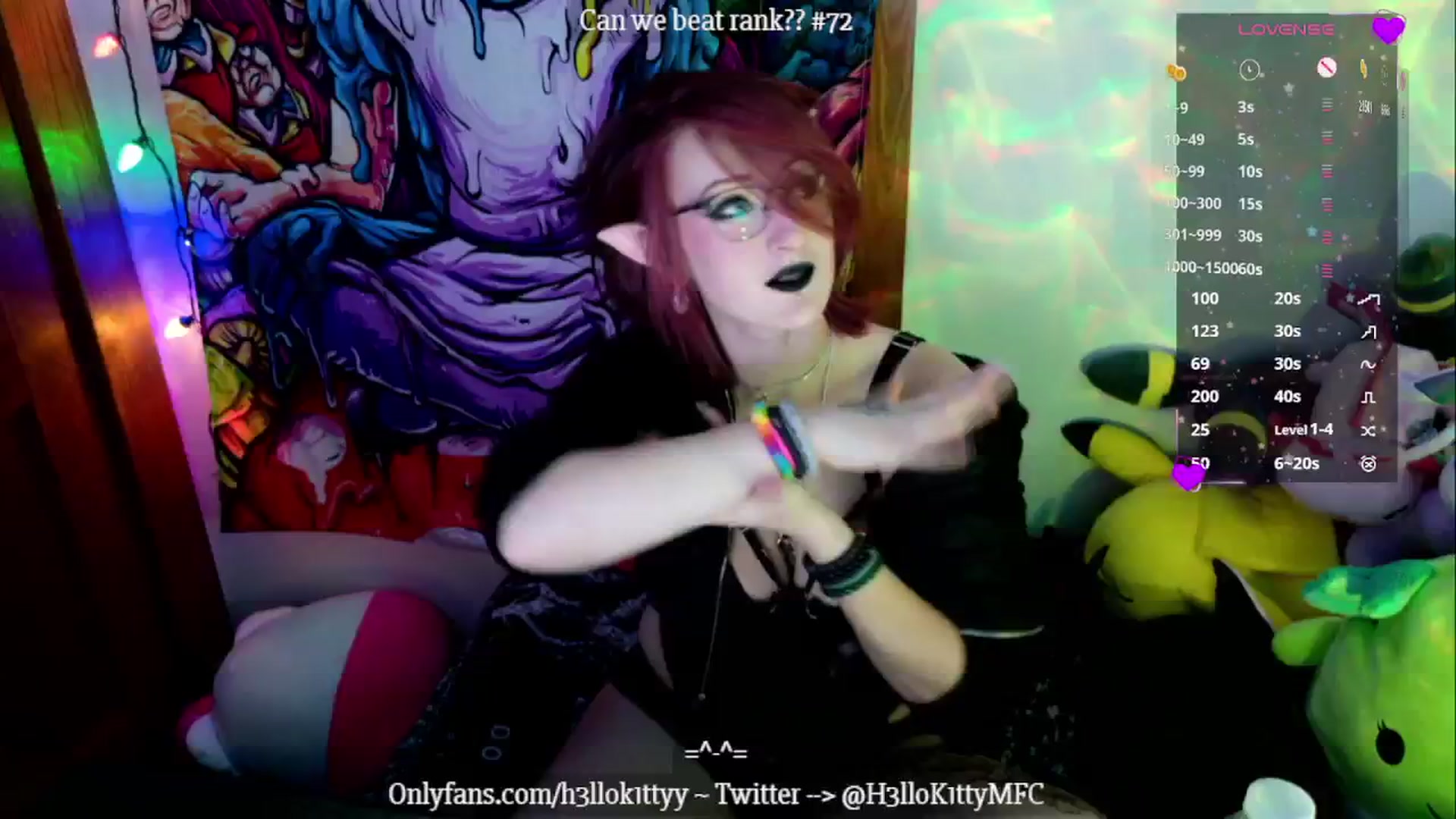 Gallery image thumbnail from H3llok1tty's myfreecams stream on, 12/01/2024, 13:41 image 8 of 20
