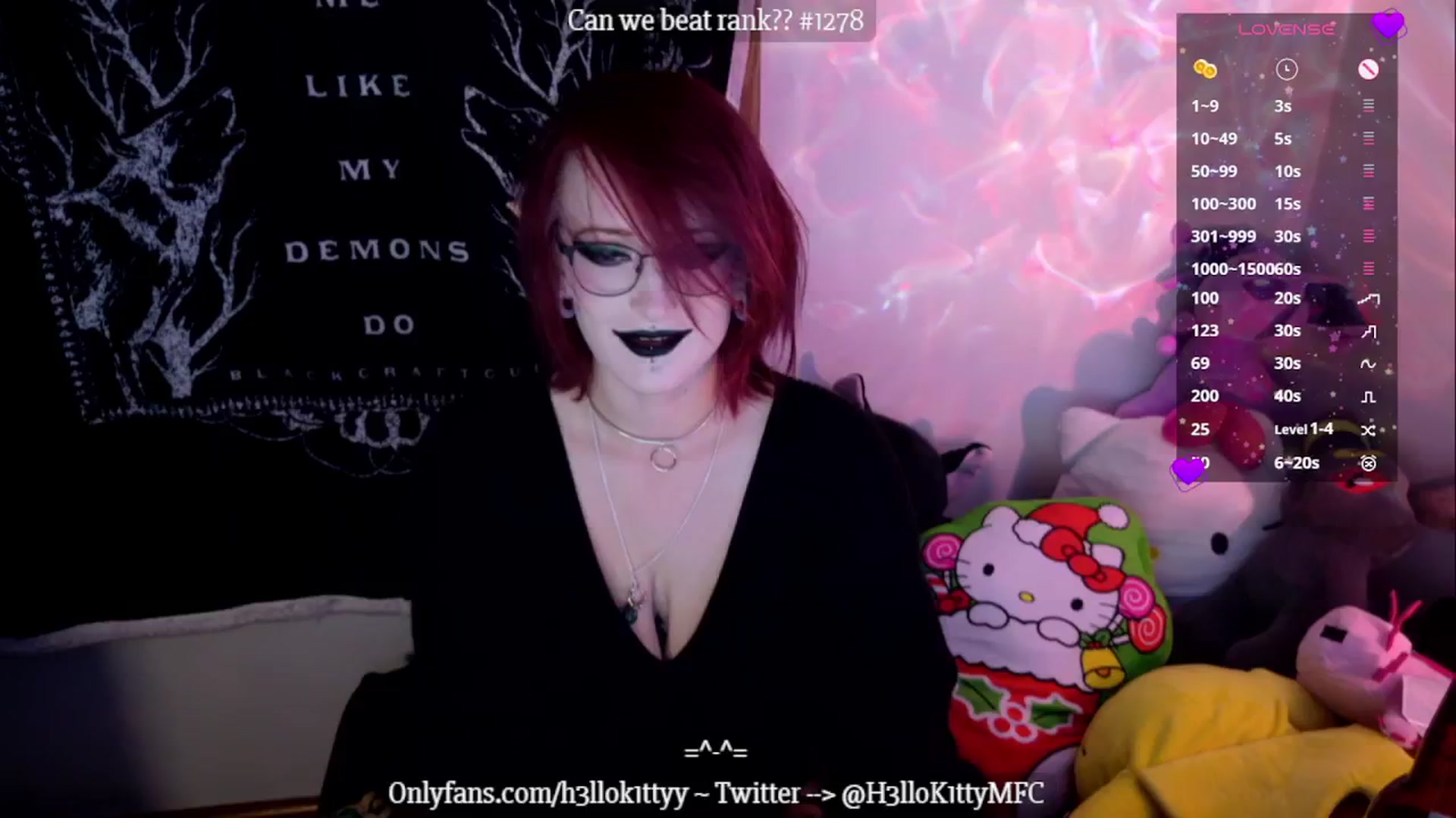 Gallery image thumbnail from H3llok1tty's myfreecams stream on, 12/08/2024, 10:50 image 2 of 20