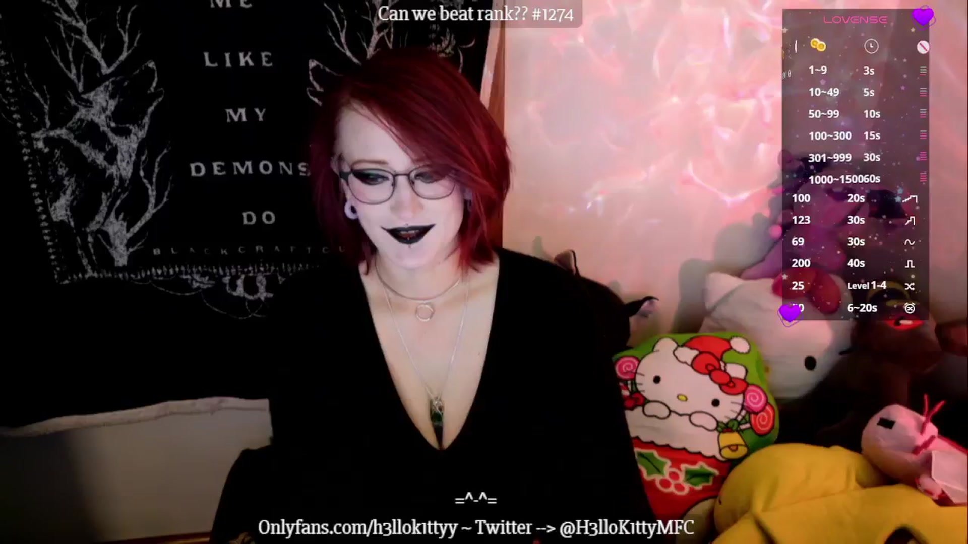 Gallery image thumbnail from H3llok1tty's myfreecams stream on, 12/08/2024, 10:50 image 4 of 20