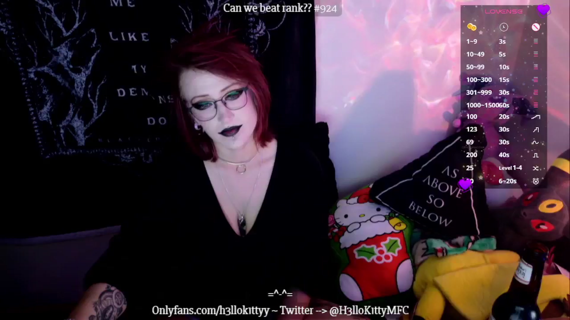 Gallery image thumbnail from H3llok1tty's myfreecams stream on, 12/08/2024, 10:50 image 19 of 20