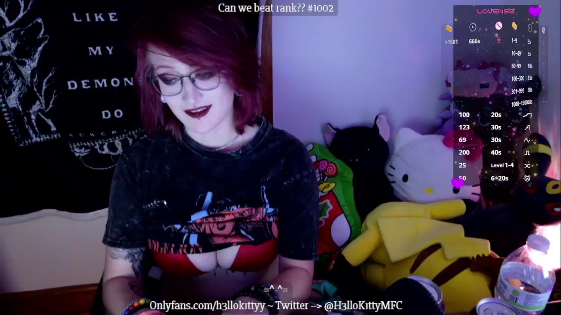 Gallery image thumbnail from H3llok1tty's myfreecams stream on, 12/09/2024, 23:29 image 15 of 20