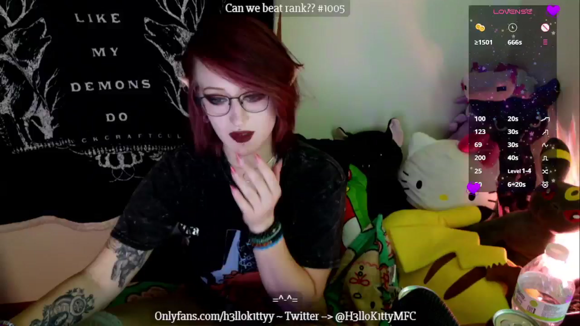 Gallery image thumbnail from H3llok1tty's myfreecams stream on, 12/09/2024, 23:29 image 14 of 20