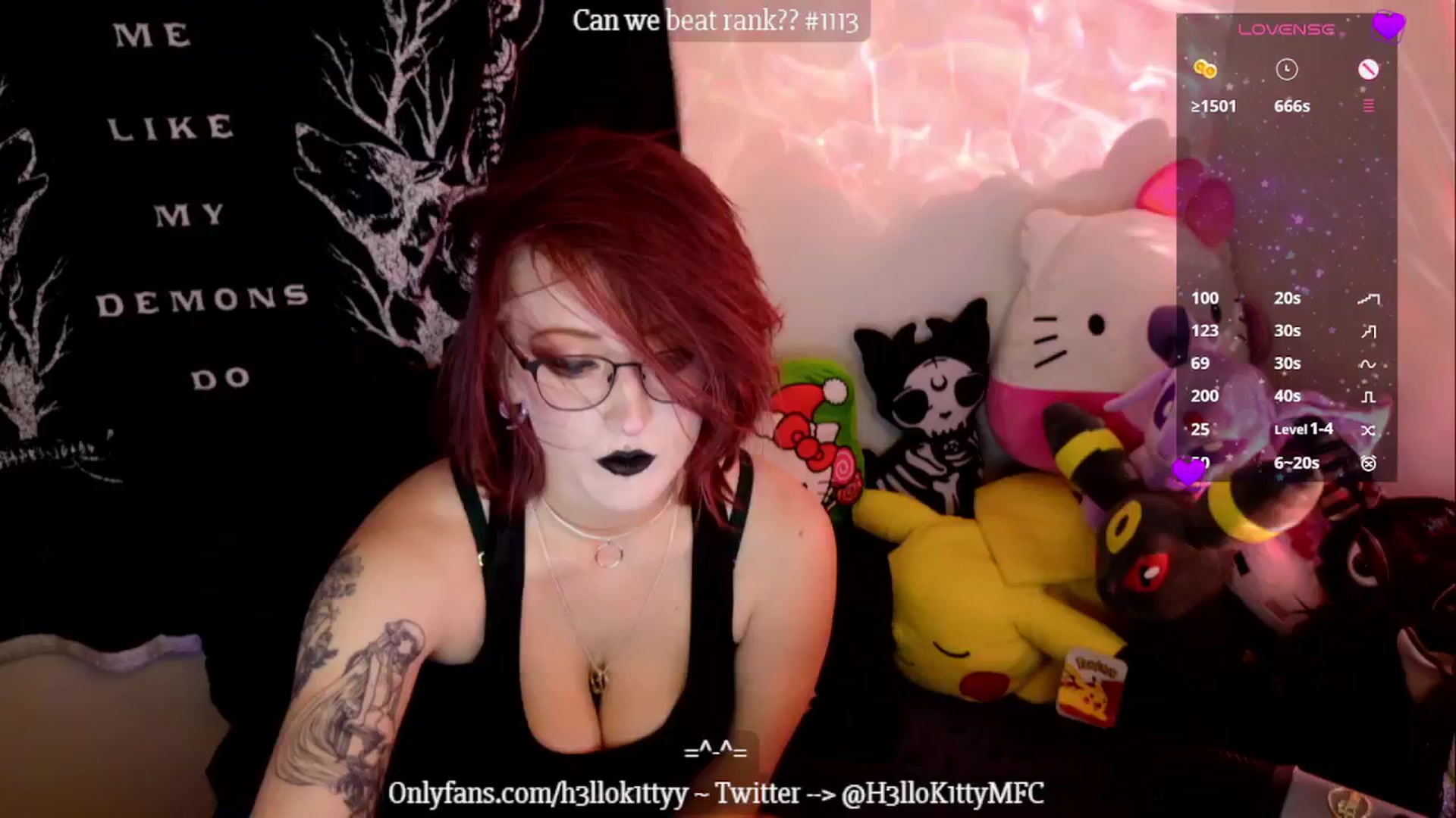 Gallery image thumbnail from H3llok1tty's myfreecams stream on, 12/11/2024, 21:46 image 4 of 20