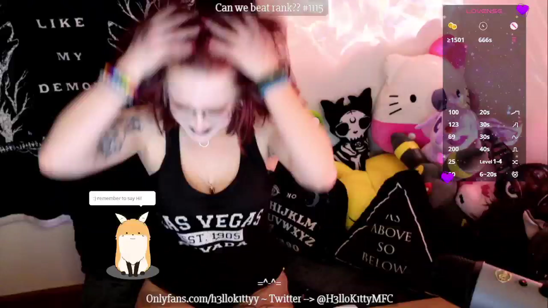 Gallery image thumbnail from H3llok1tty's myfreecams stream on, 12/11/2024, 21:46 image 6 of 20