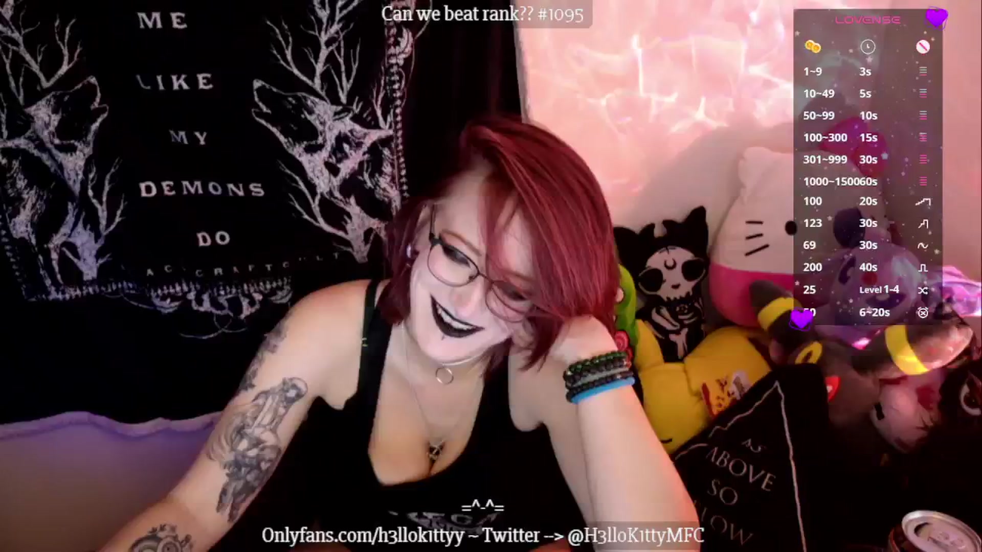 Gallery image thumbnail from H3llok1tty's myfreecams stream on, 12/11/2024, 21:46 image 18 of 20