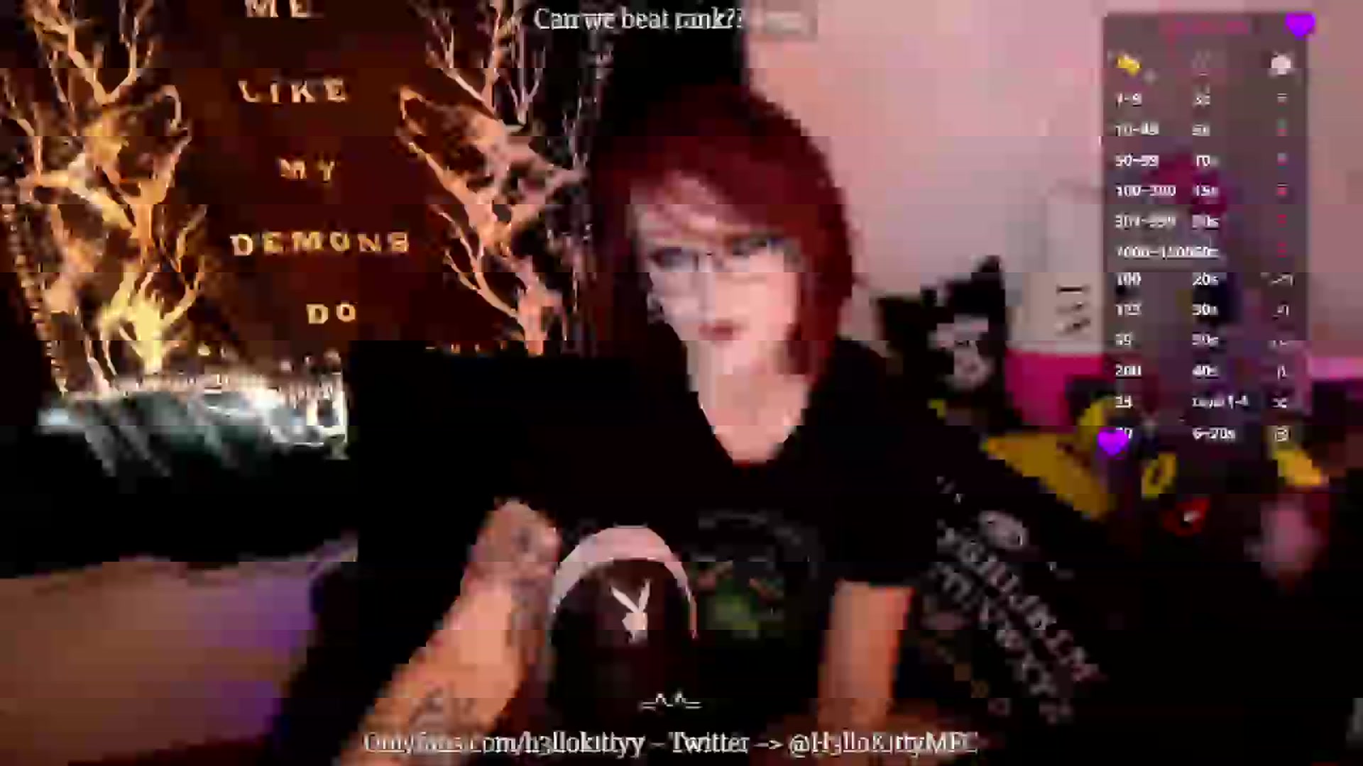 Gallery image thumbnail from H3llok1tty's myfreecams stream on, 12/12/2024, 18:14 image 11 of 20
