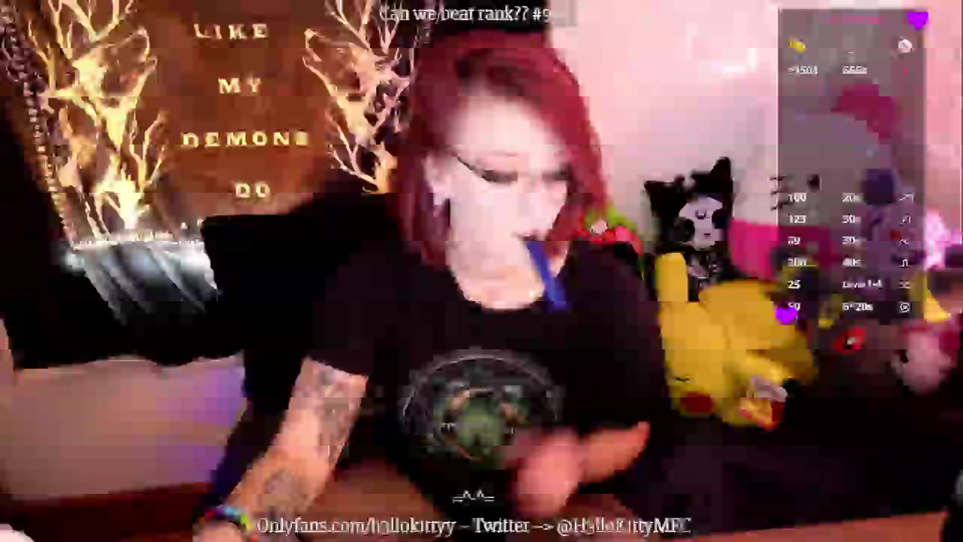 Gallery image thumbnail from H3llok1tty's myfreecams stream on, 12/12/2024, 18:14 image 2 of 20