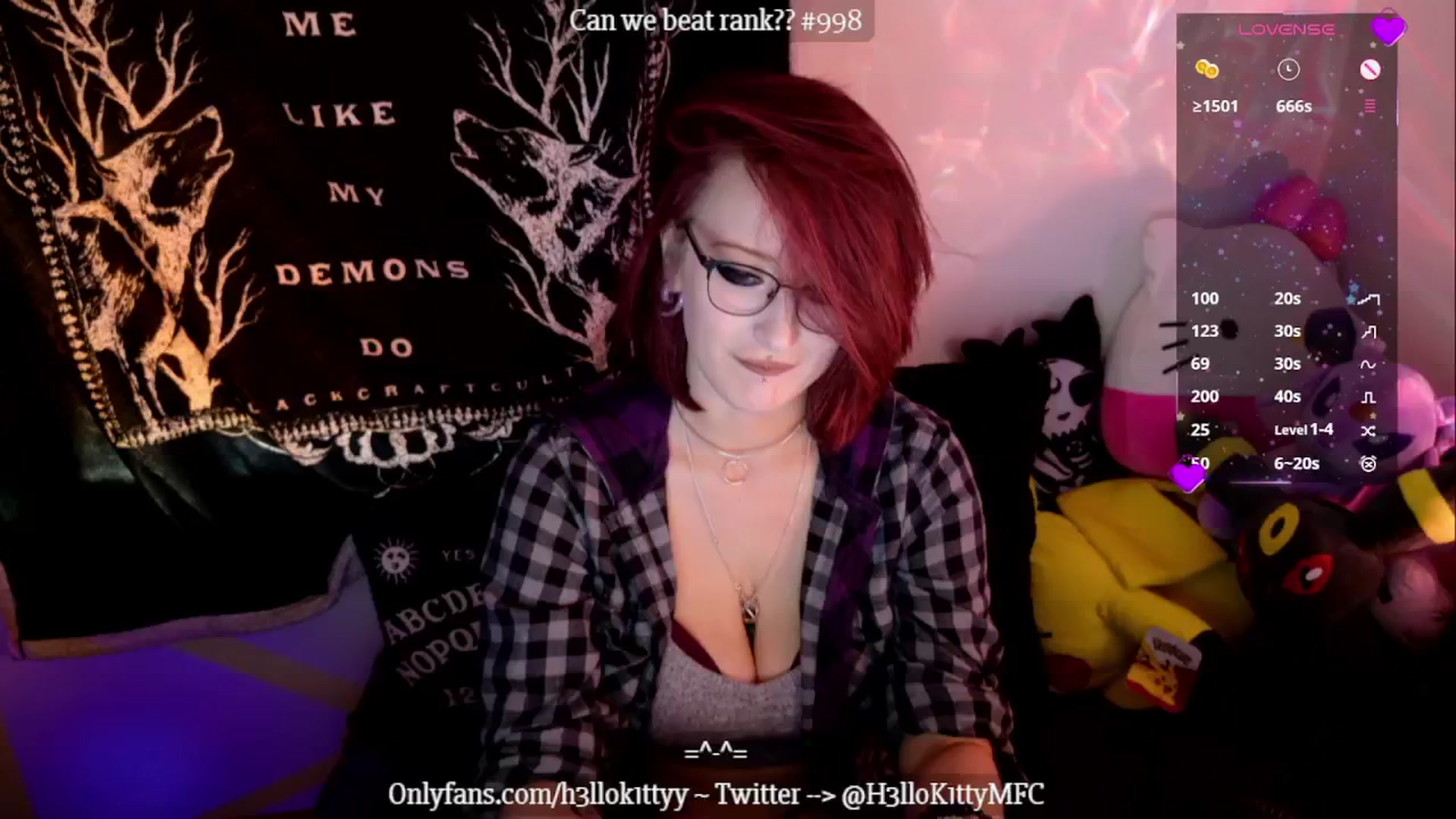 Gallery image thumbnail from H3llok1tty's myfreecams stream on, 12/12/2024, 20:50 image 14 of 20