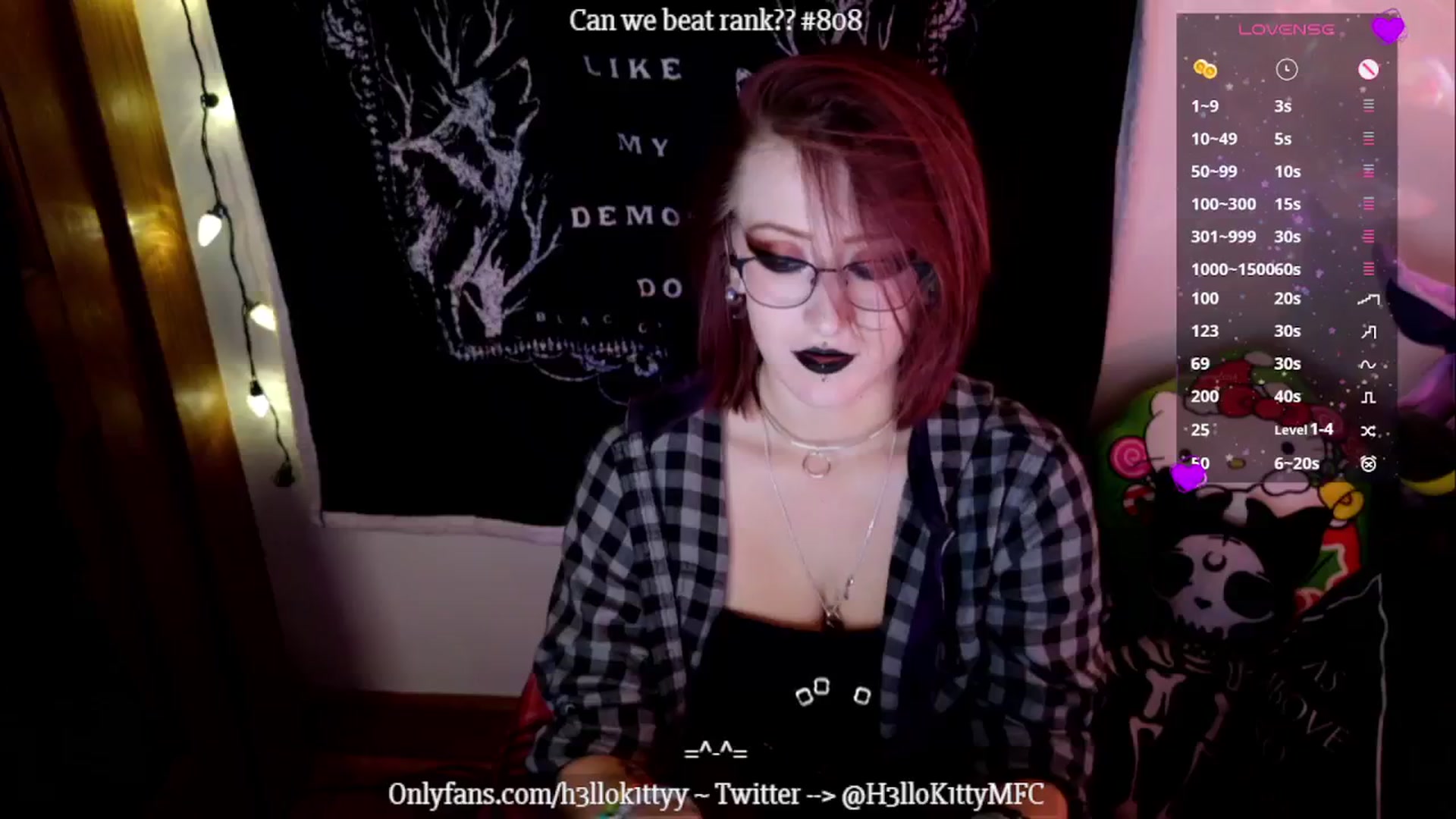 Gallery image thumbnail from H3llok1tty's myfreecams stream on, 12/20/2024, 09:59 image 13 of 20